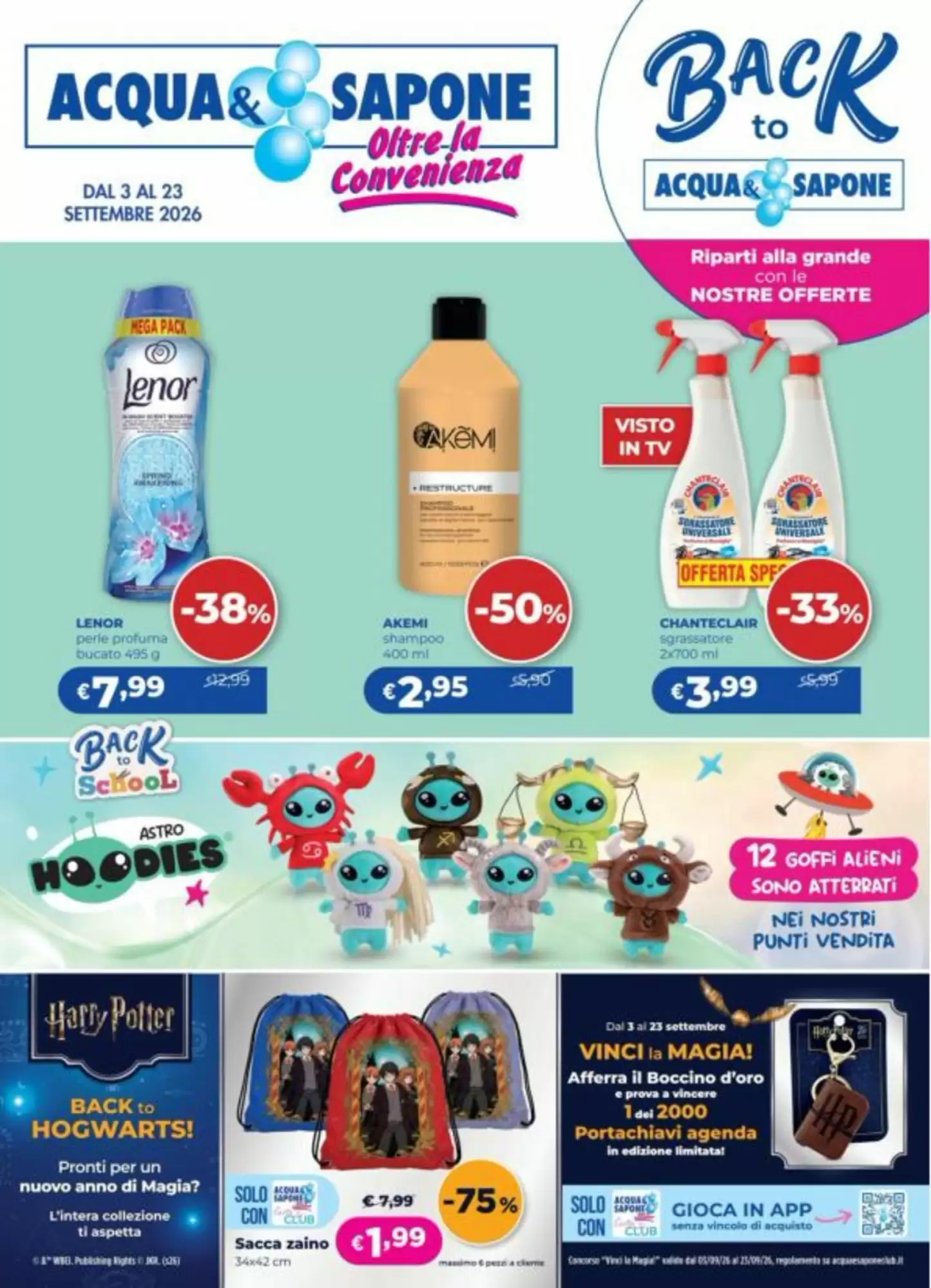 Volantino Acqua &Amp; Sapone Nuovo Dal 14 Settembre Al 23 Settembre 2026 Anteprima - Immagine 1 Dal 3 Settembre