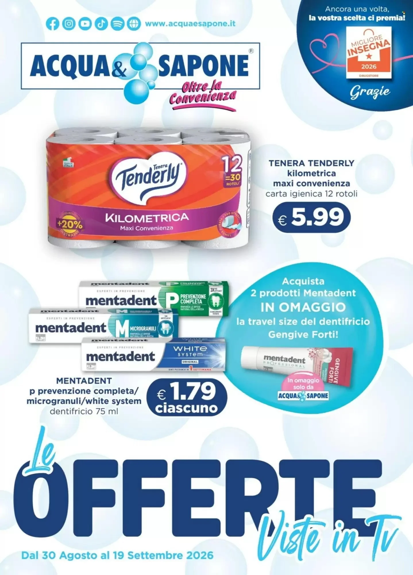 Volantino Acqua &Amp; Sapone Nuovo Dal 14 Settembre Al 23 Settembre 2026 Anteprima - Immagine 1 Dal 30 Agosto
