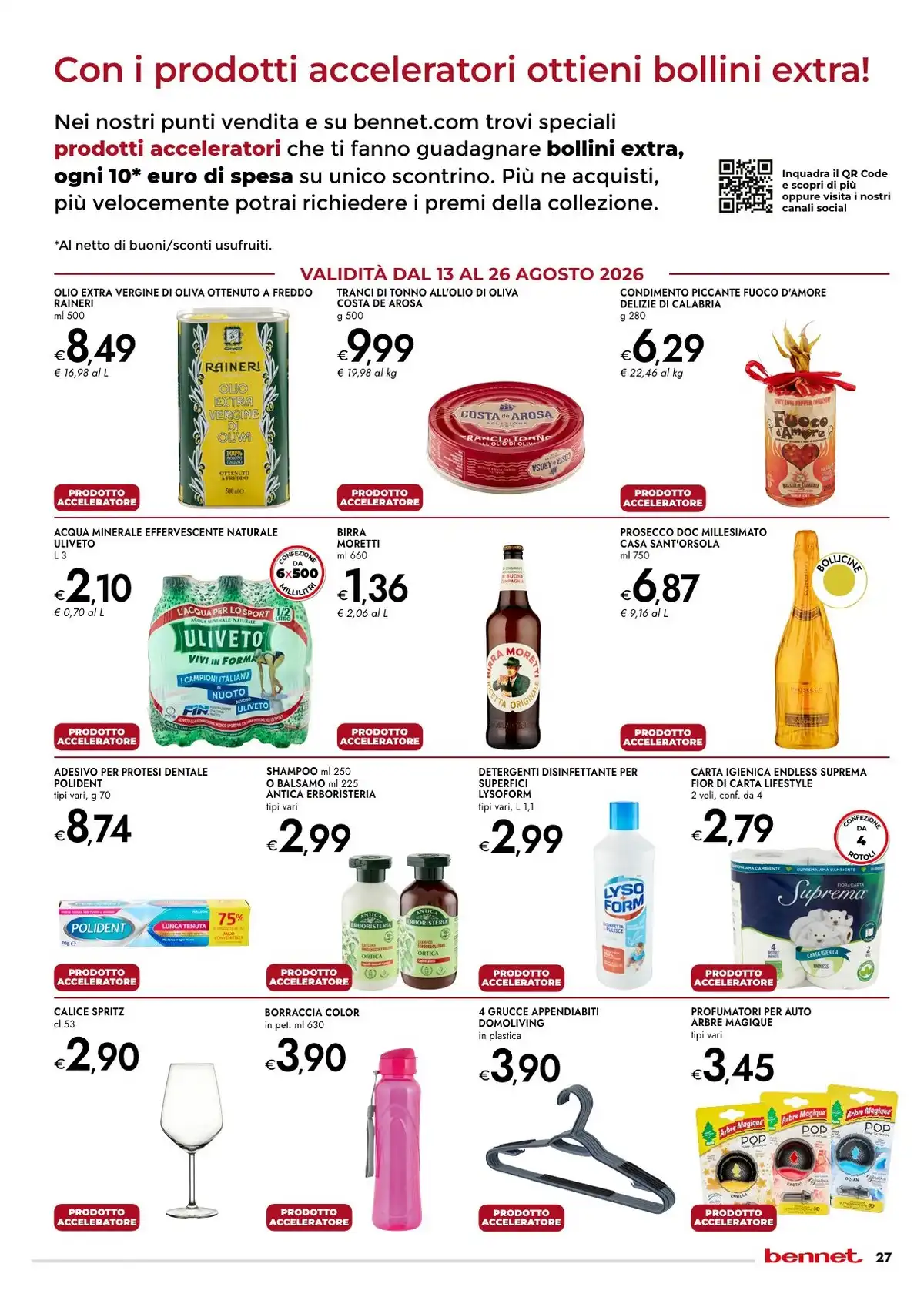 Volantino Bennet Nuovo Dal 13 Agosto Al 26 Agosto 2026 Anteprima - Immagine 1 Dal 13 Agosto