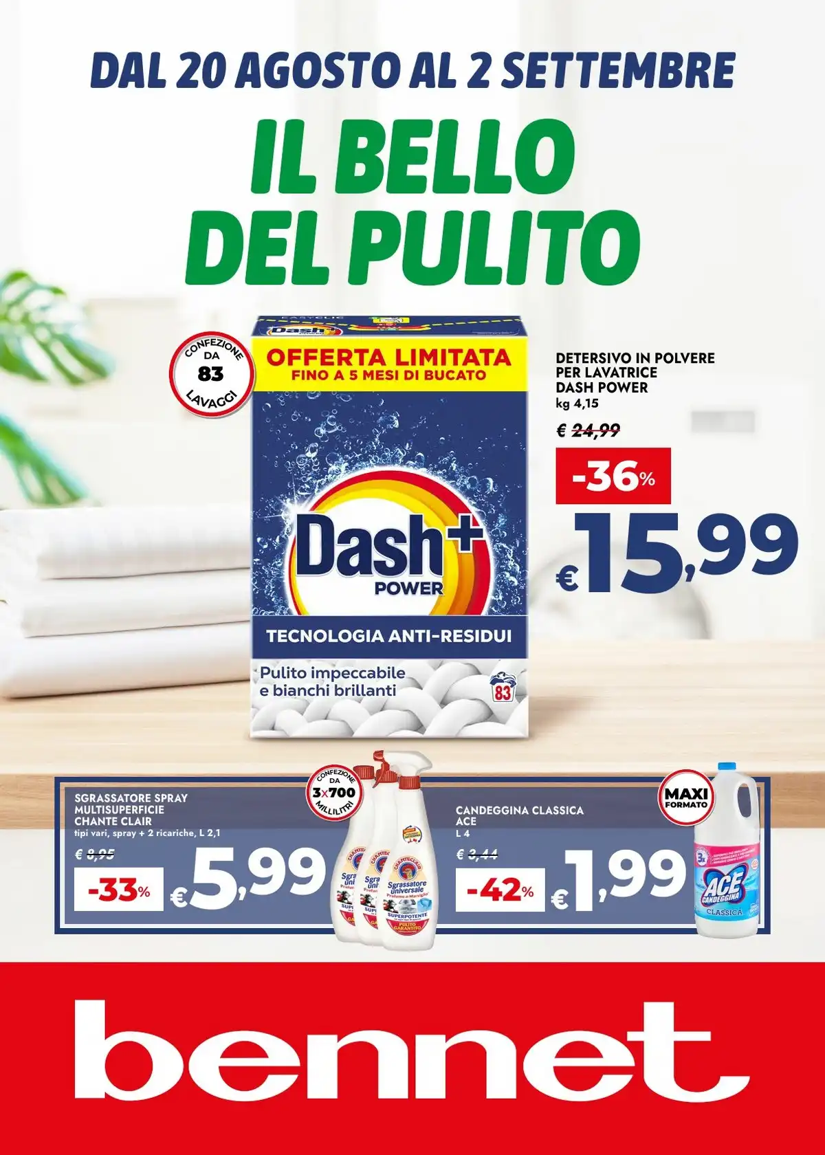 Volantino Bennet Nuovo Dal 20 Agosto Al 2 Settembre 2026 Anteprima - Immagine 1 Dal 20 Agosto