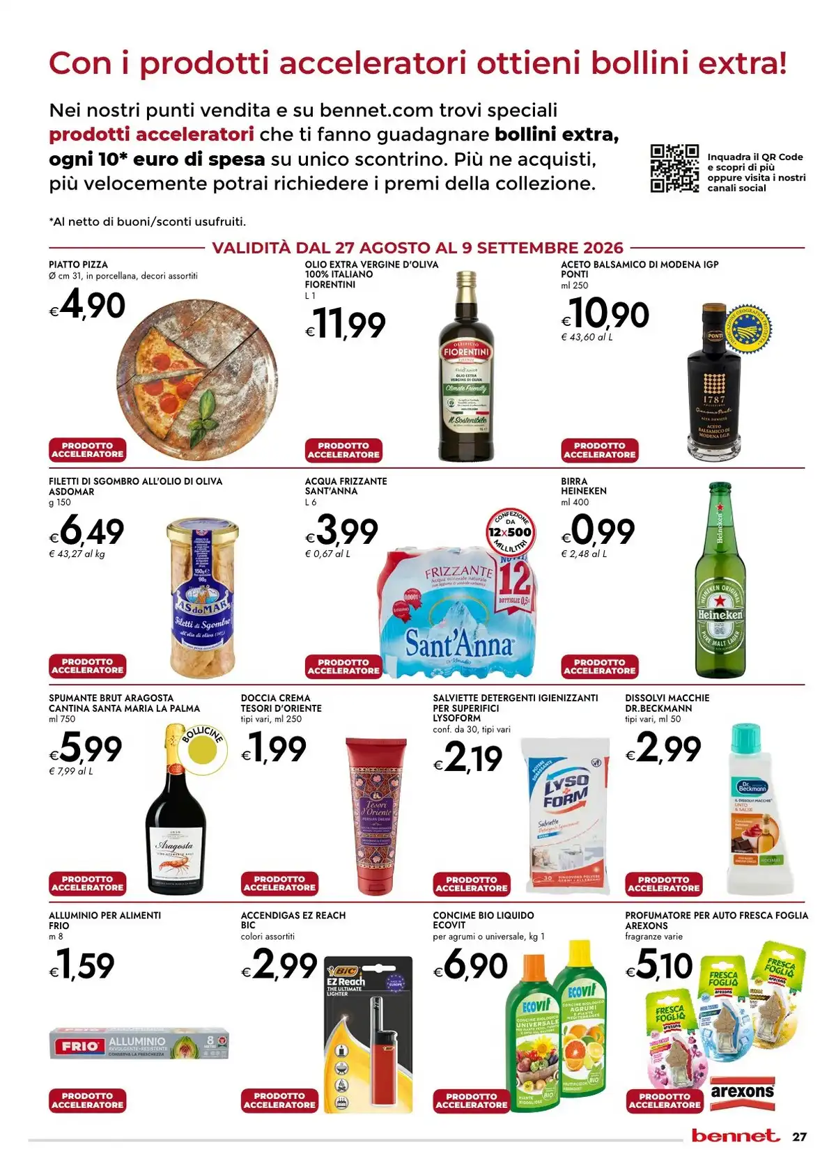 Volantino Bennet Nuovo Dal 27 Agosto Al 9 Settembre 2026 Anteprima - Immagine 1 Dal 27 Agosto