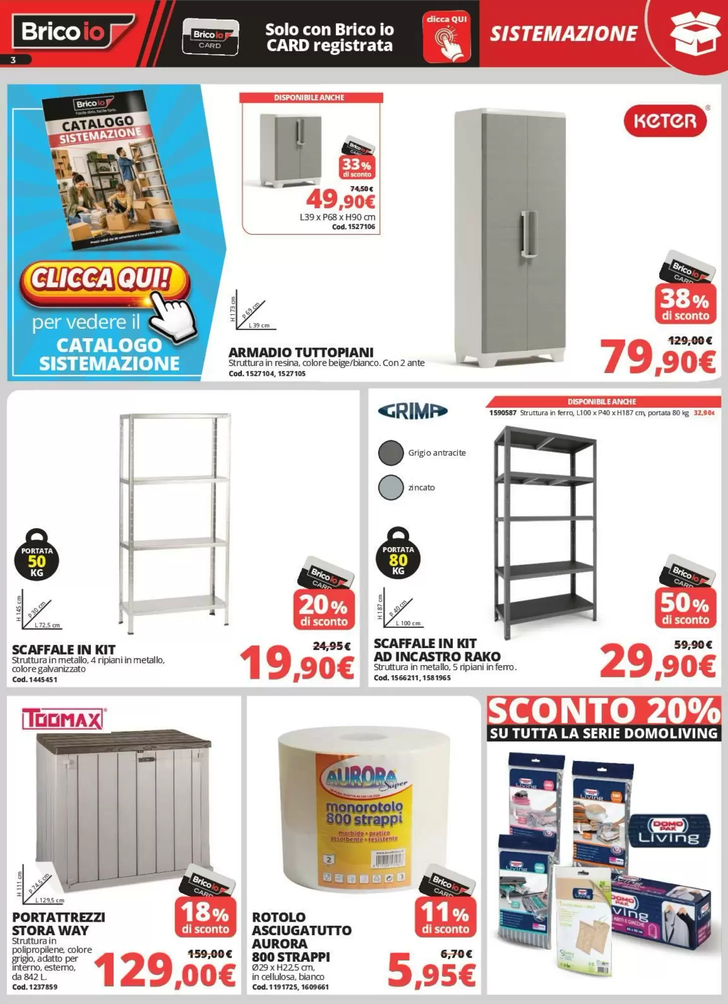 dal 3 settembre