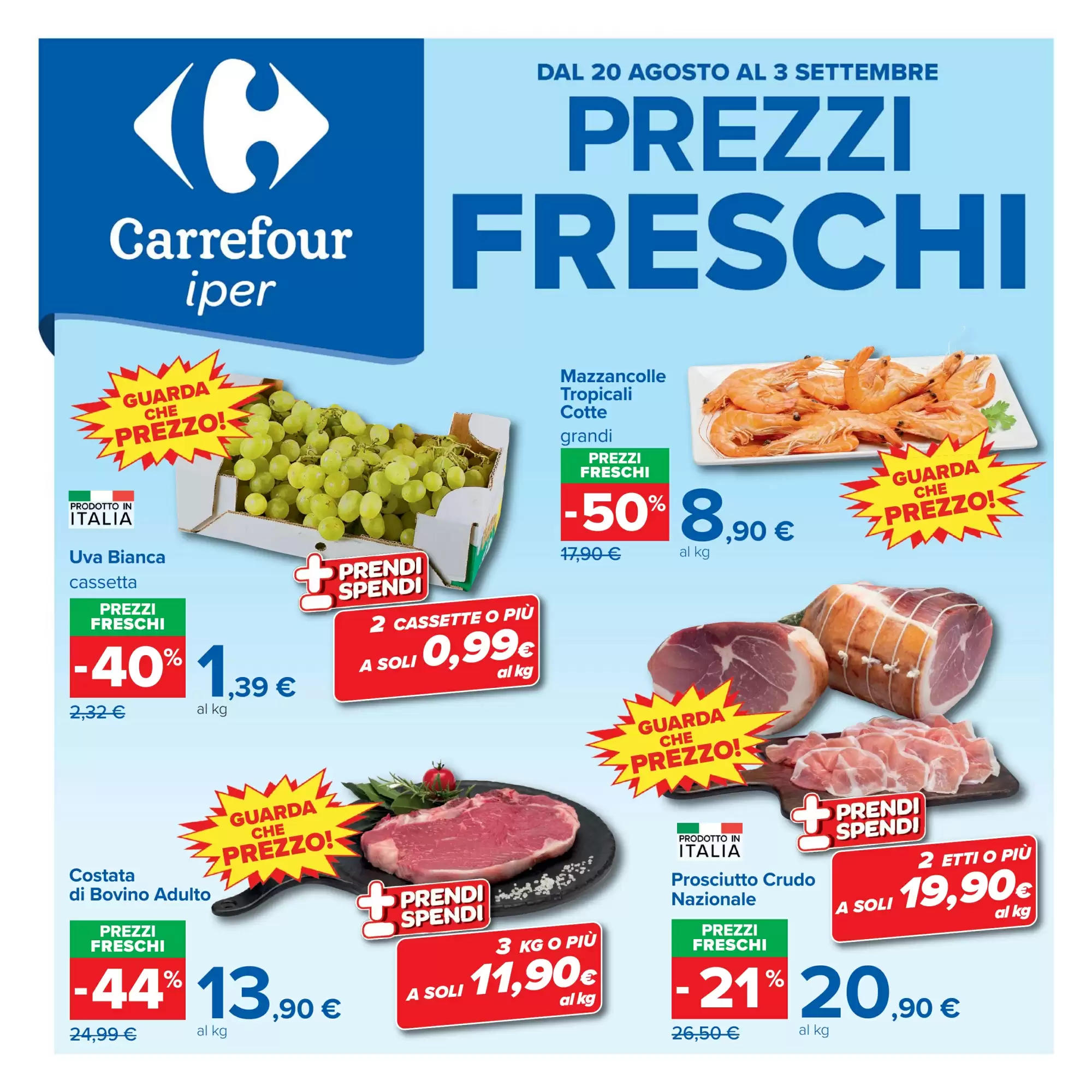 Volantino Carrefour Dal 20 Agosto Al 3 Settembre 2026 Anteprima - Immagine 1 Dal 20 Agosto