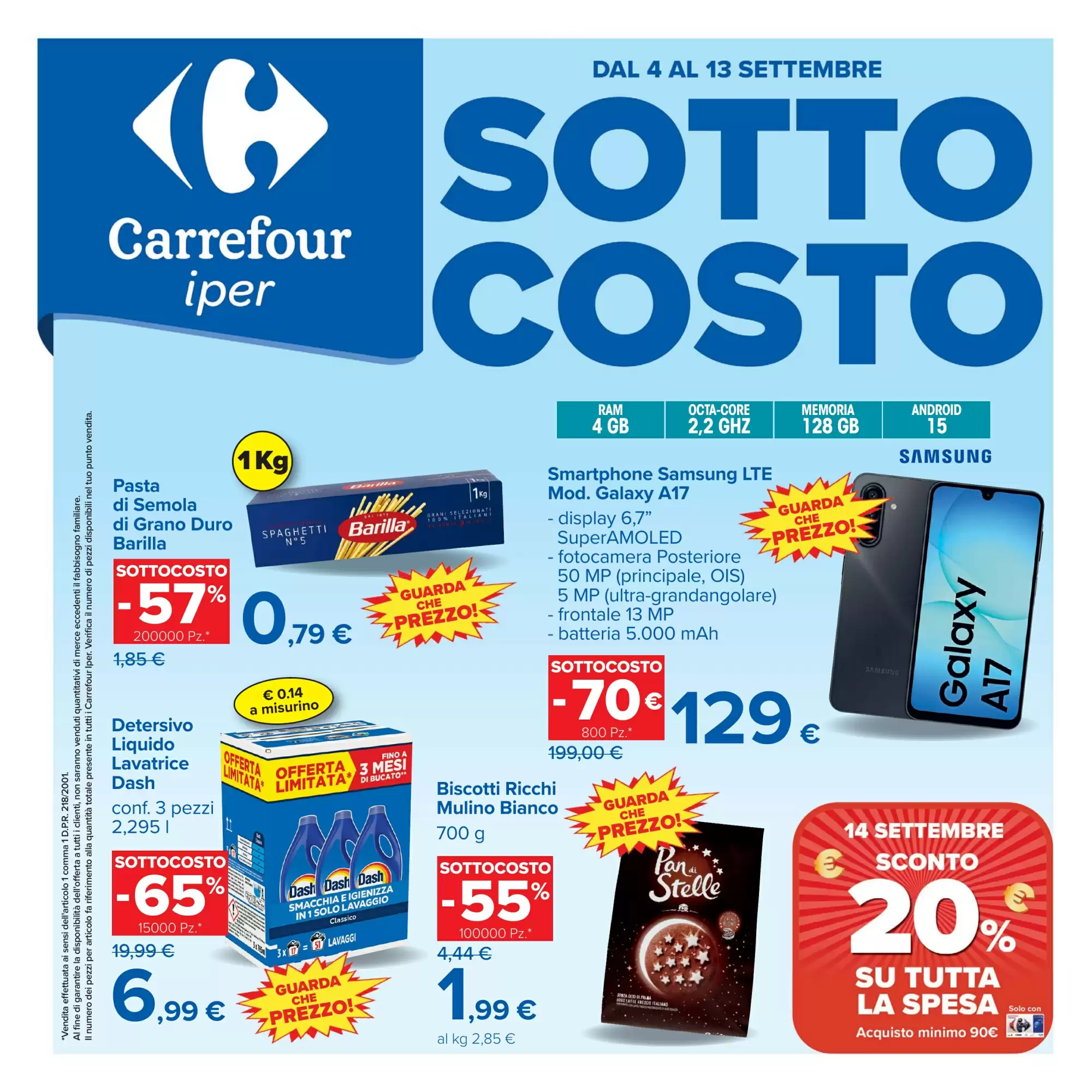 Volantino Carrefour Dal 4 Settembre Al 13 Settembre 2026 Anteprima - Immagine 1 Dal 4 Settembre