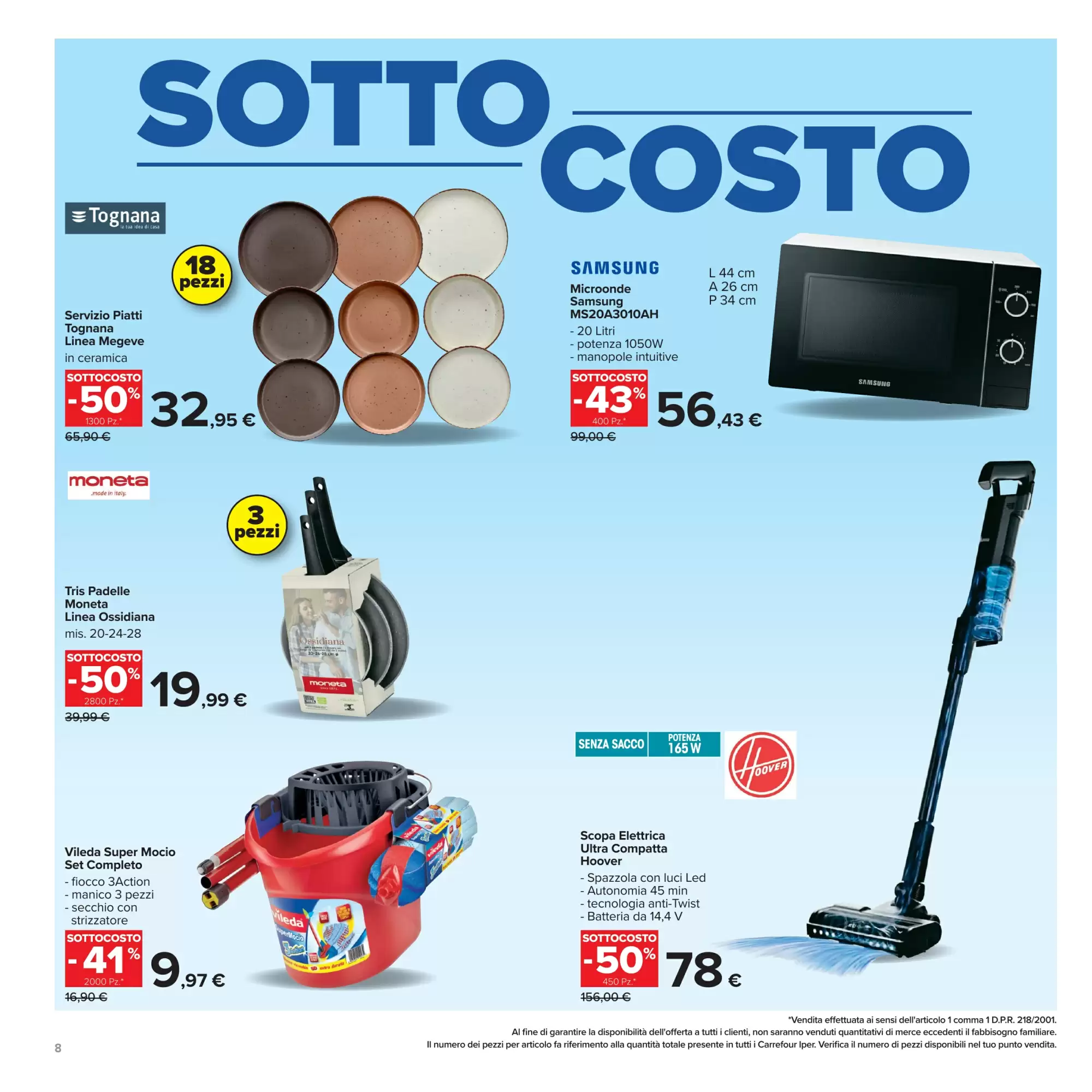 Dal 4 Settembre