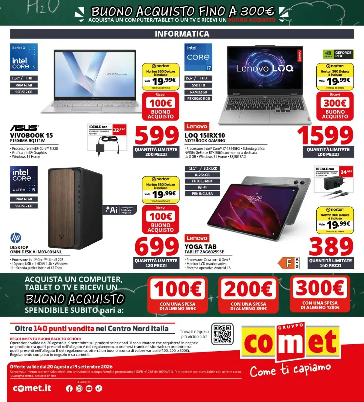Volantino Comet - Immagine 2 Comet