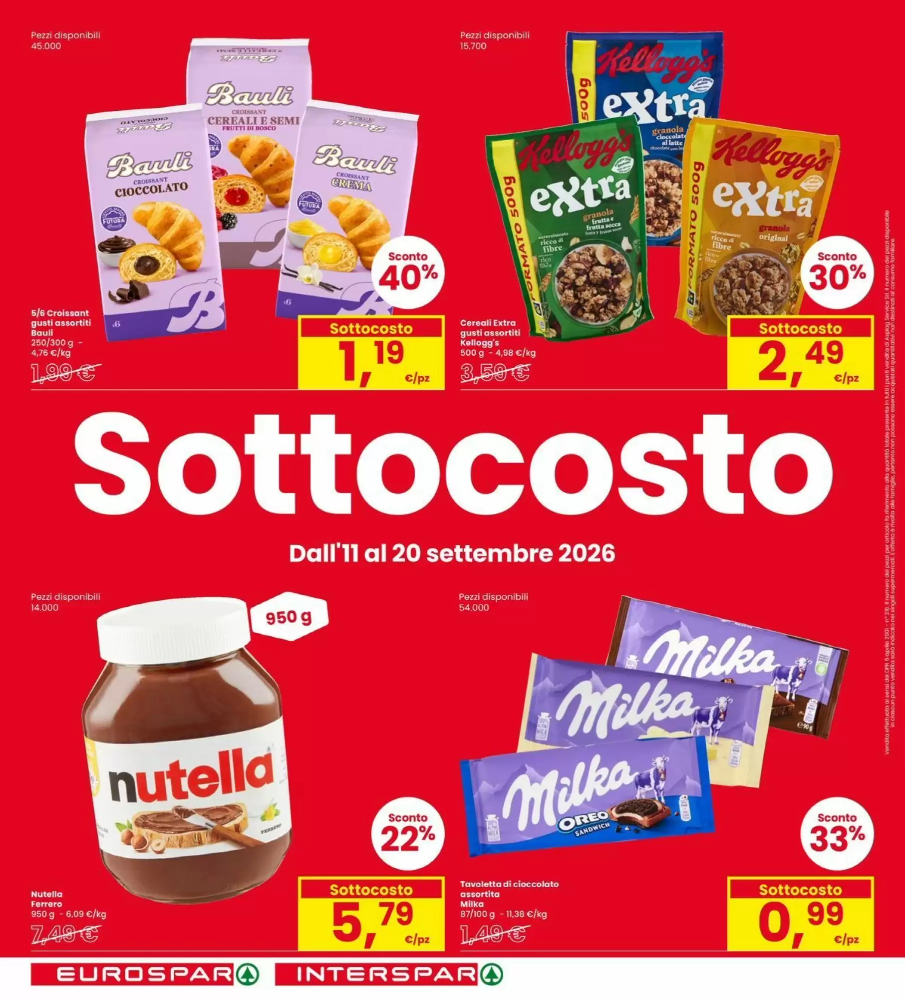 Eurospar Volantino Dal 11 Settembre Al 20 Settembre 2026 Anteprima - Immagine 2 Dal 11 Settembre