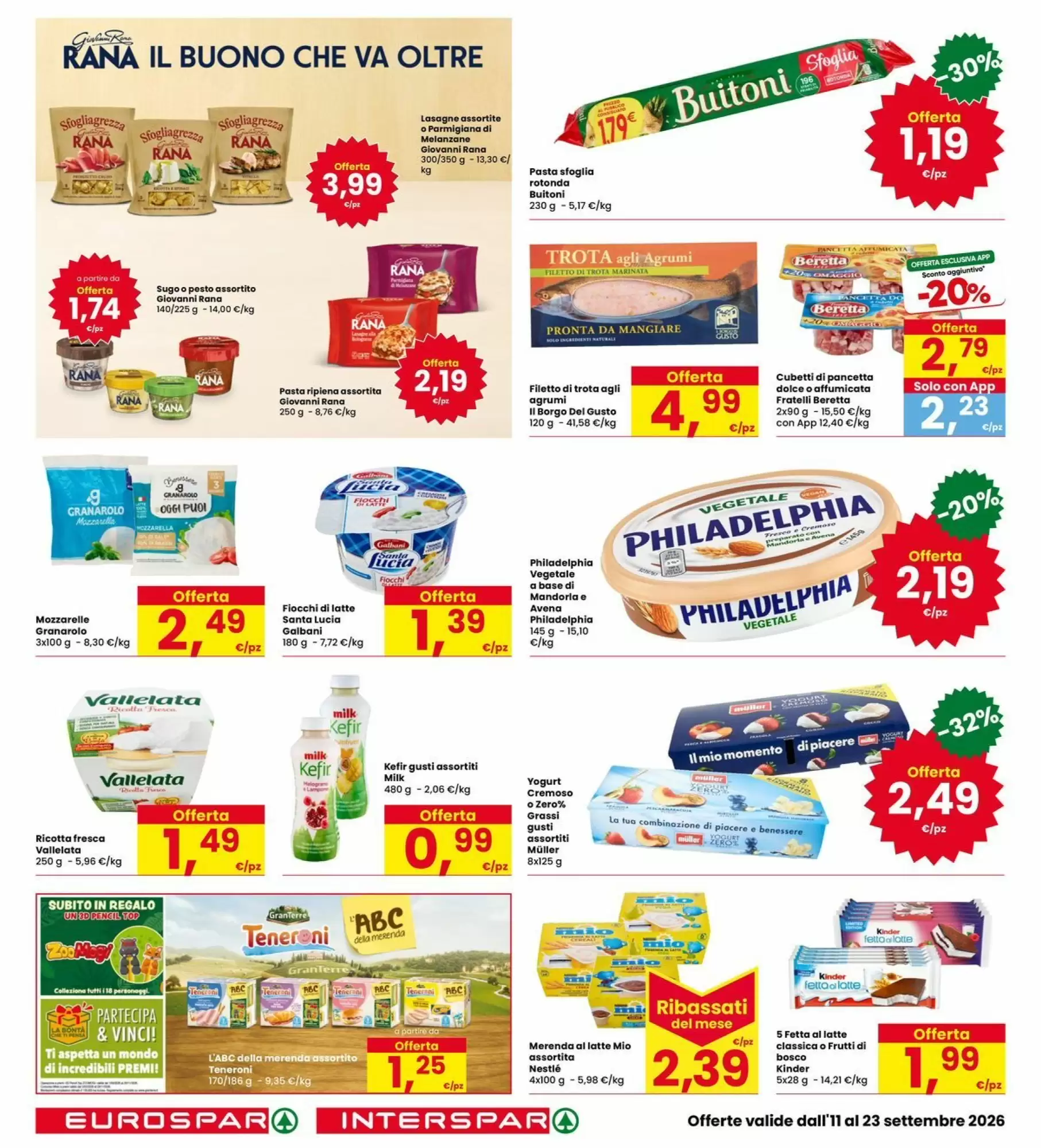 Eurospar Volantino Dal 11 Settembre Al 20 Settembre 2026 Anteprima - Immagine 2 Dal 11 Settembre