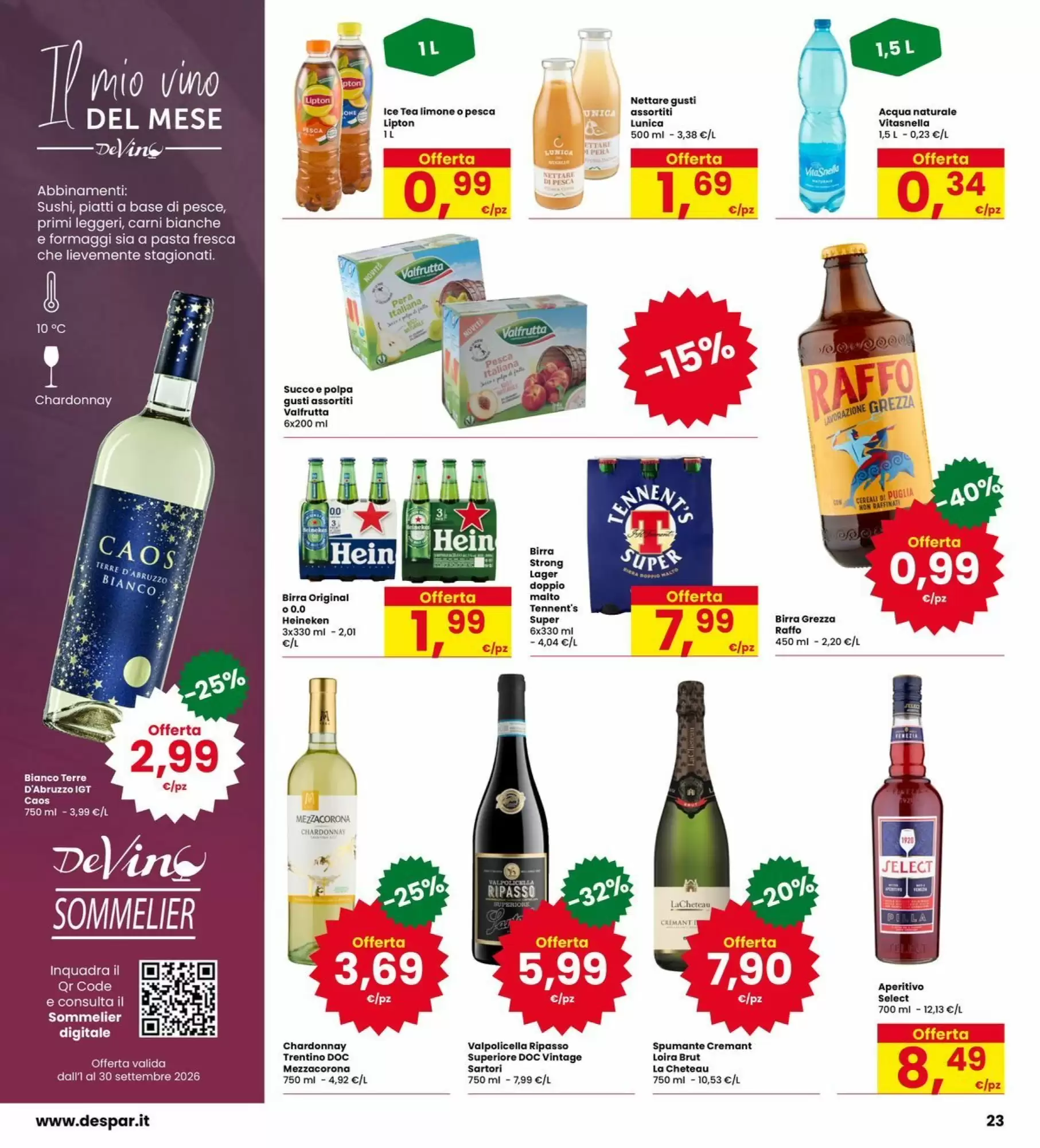 Eurospar Volantino Dal 11 Settembre Al 20 Settembre 2026 Anteprima - Immagine 1 Dal 11 Settembre