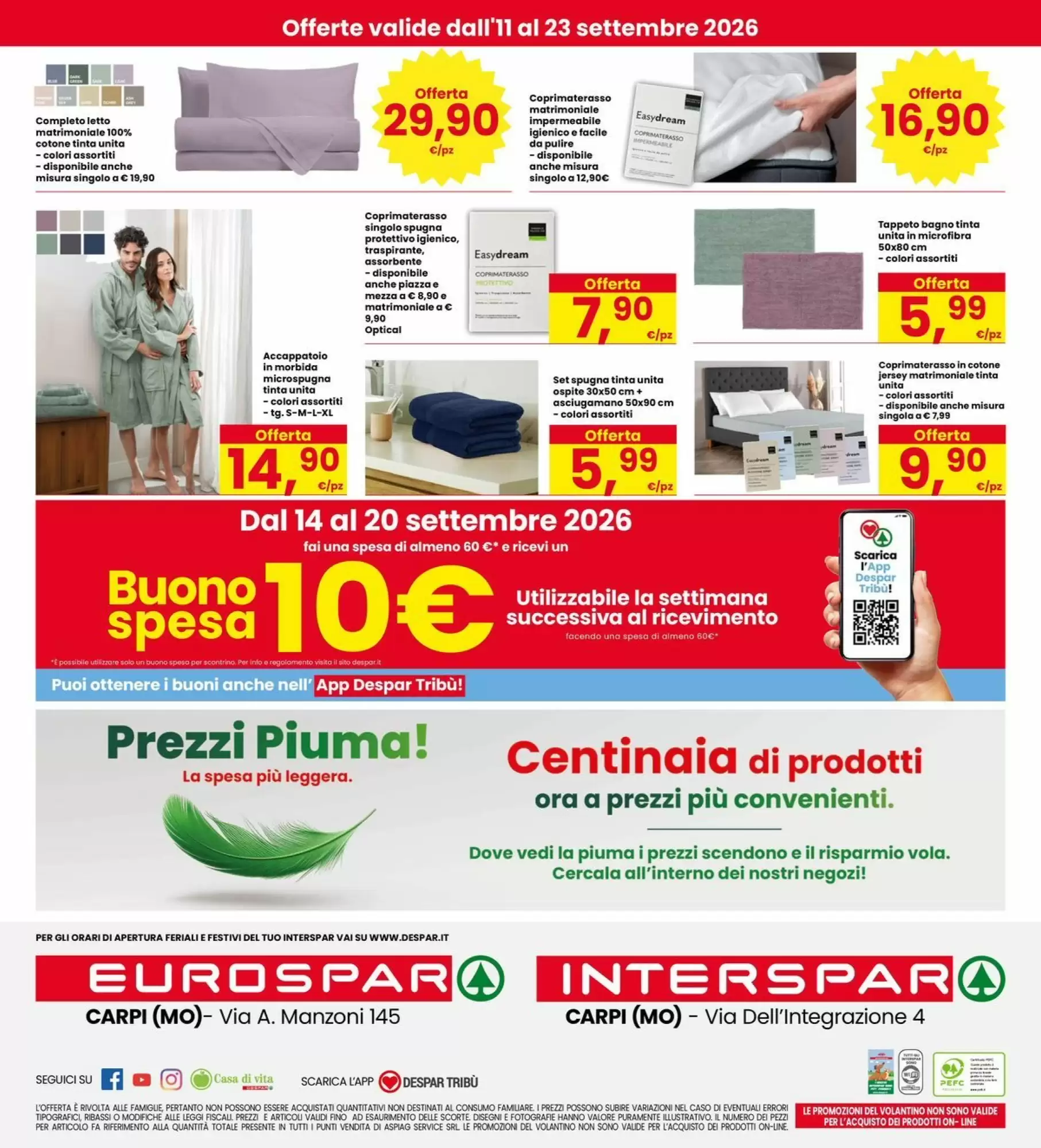 Eurospar Volantino Dal 11 Settembre Al 20 Settembre 2026 Anteprima - Immagine 2 Dal 11 Settembre