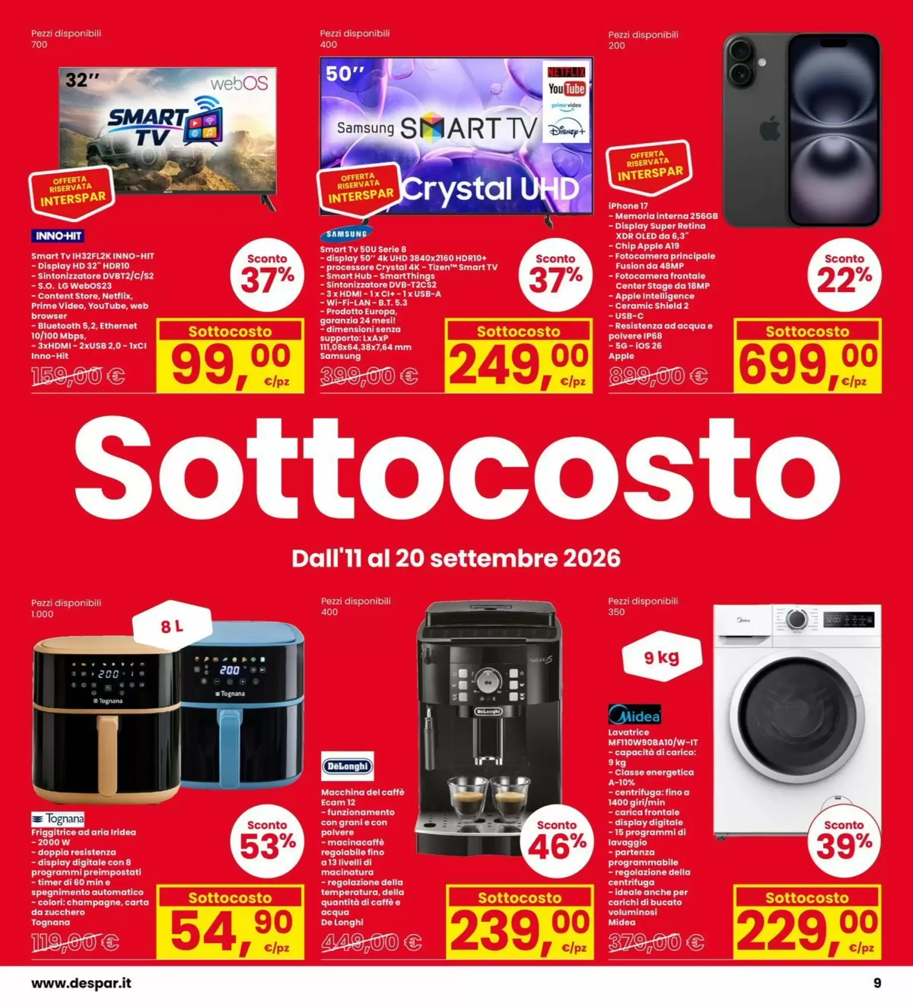 Eurospar Volantino Dal 11 Settembre Al 20 Settembre 2026 Anteprima - Immagine 3 Dal 11 Settembre