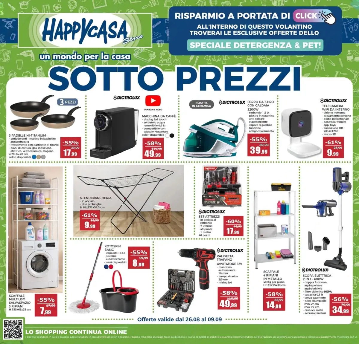 Volantino Happy Casa Dal 26 Agosto Al 9 Settembre 2026 Anteprima - Immagine 1 Dal 26 Agosto