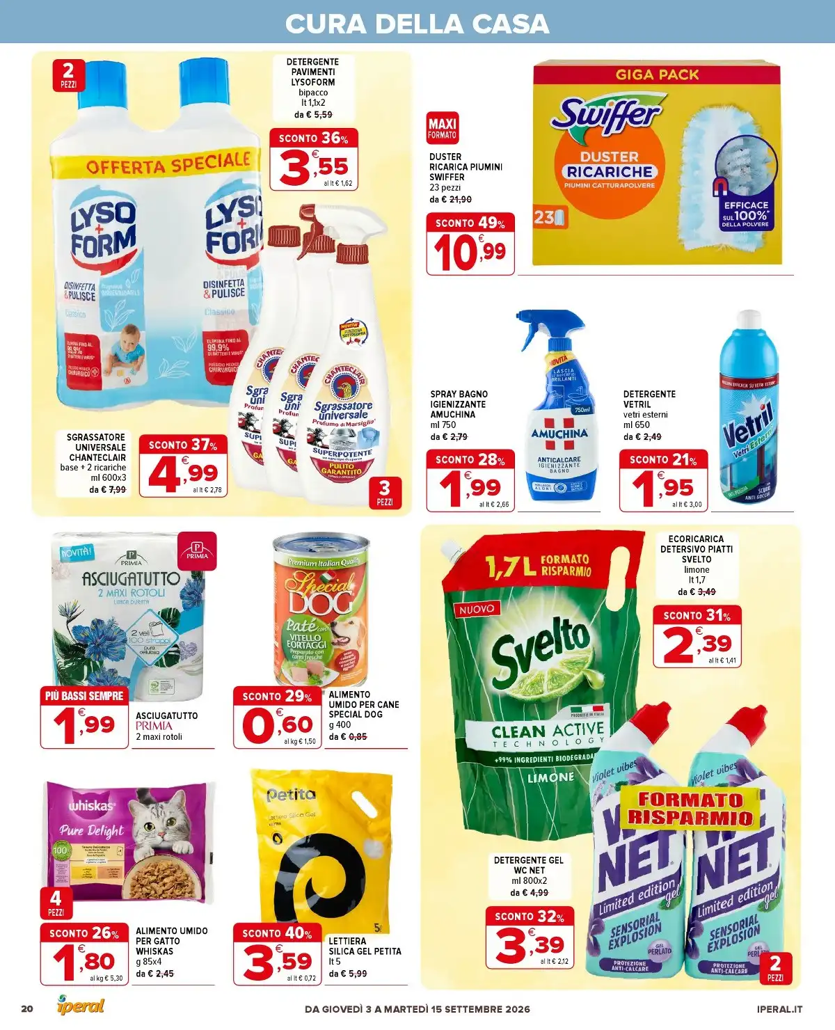dal 3 settembre