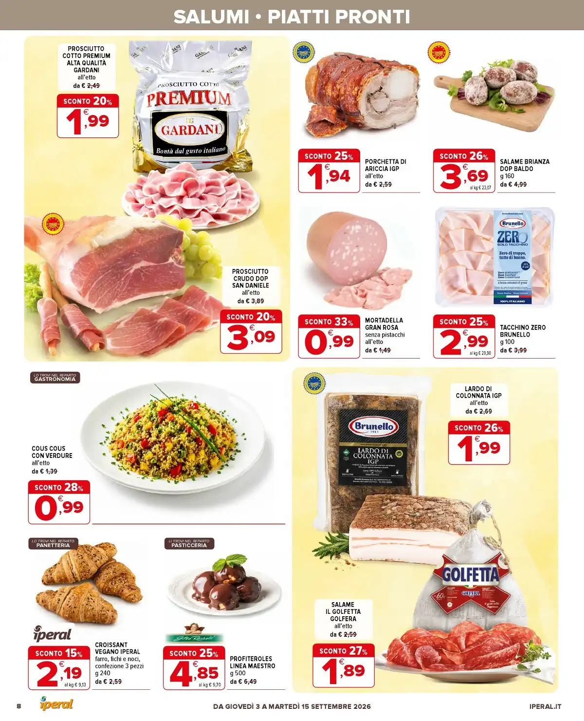 Volantino Iperal nuovo dal 3 settembre al 15 settembre 2026 anteprima - Immagine 2 dal 3 settembre