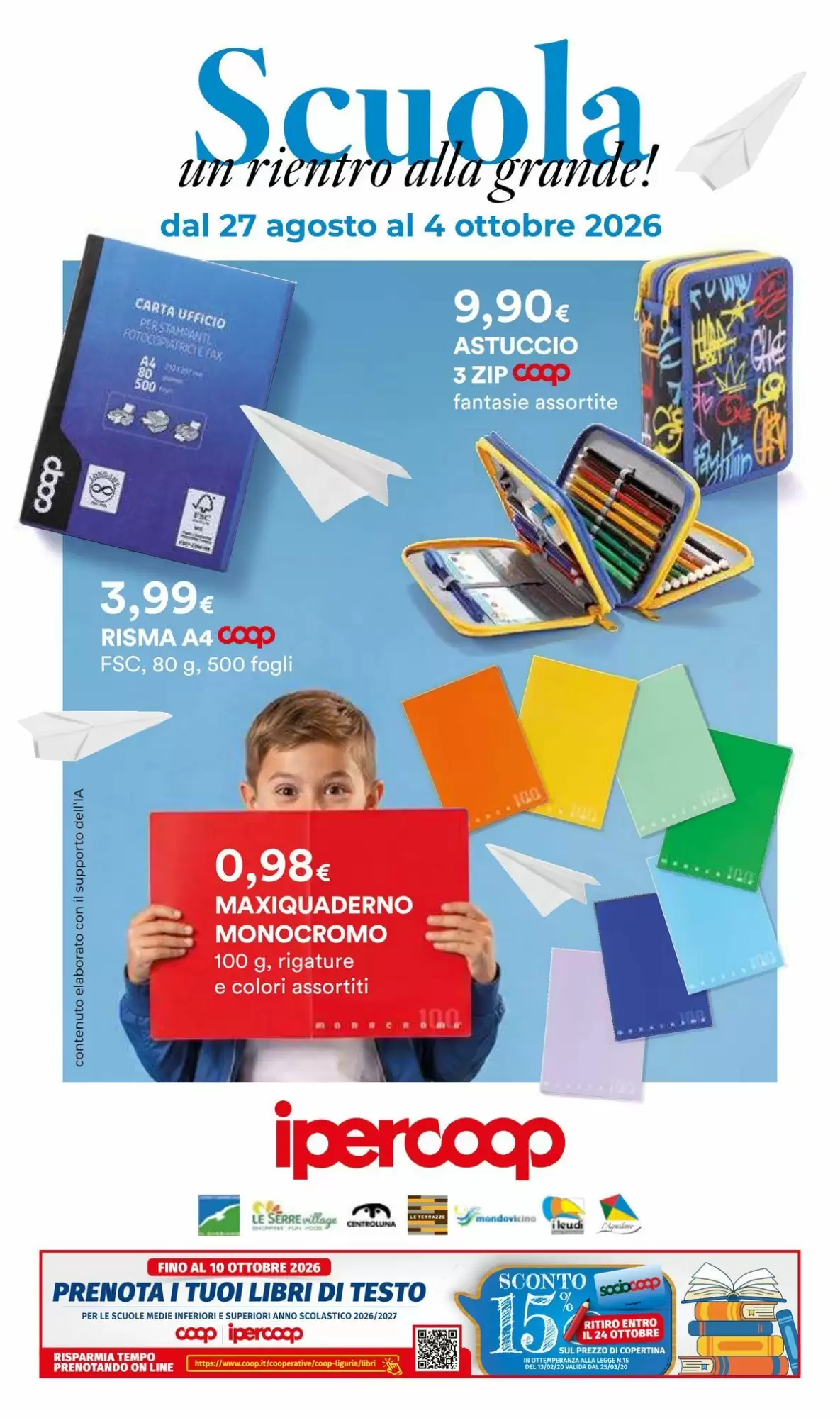 Volantino Ipercoop Nuovo Dal 24 Settembre Al 7 Ottobre 2026 Anteprima - Immagine 1 Dal 27 Agosto Scuola