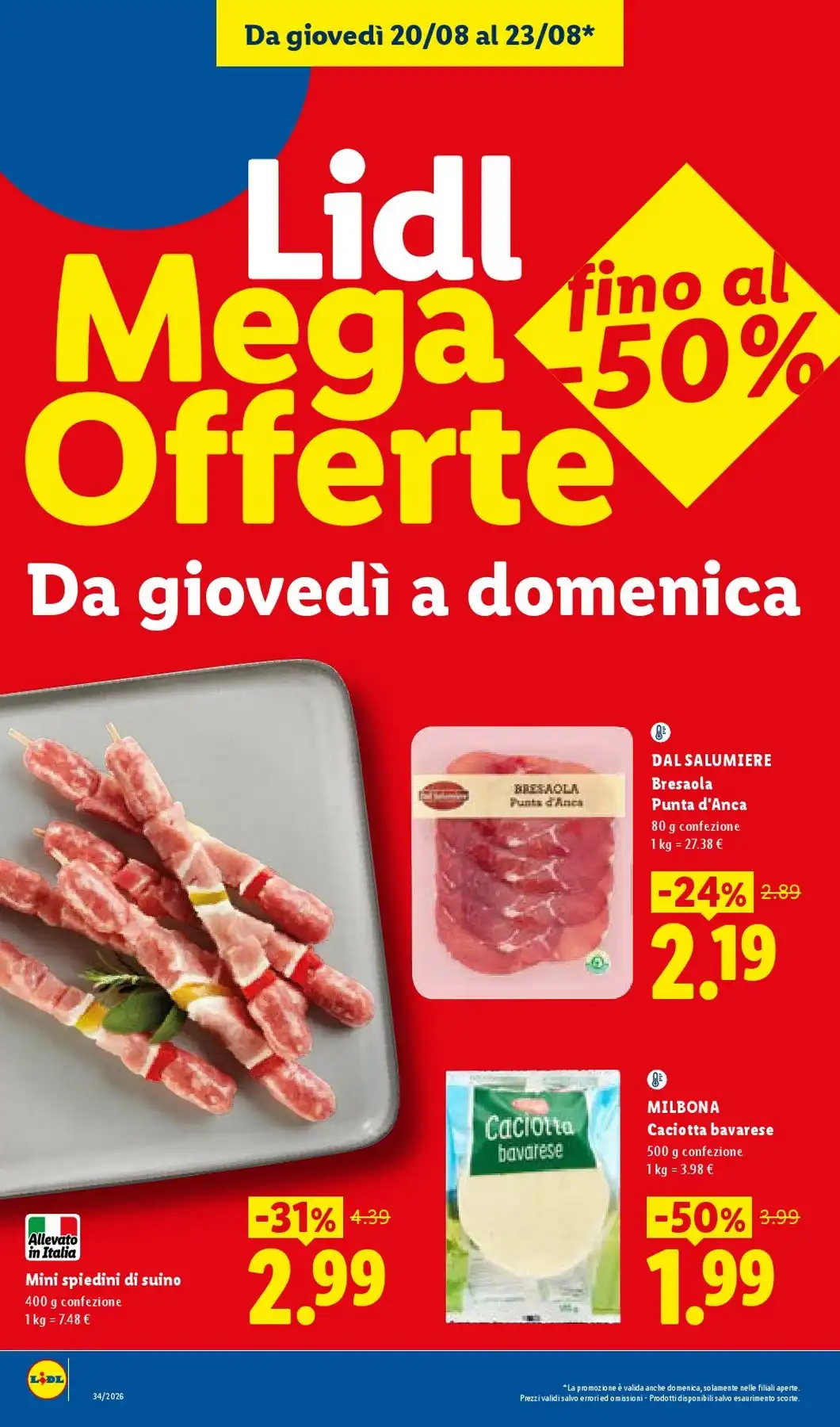 Volantino Lidl Nuovo Dal 20 Agosto Al 26 Agosto 2026 Anteprima - Immagine 2 Dal 20 Agosto