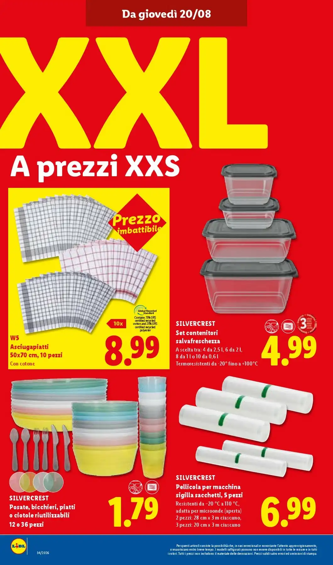 Volantino Lidl Nuovo Dal 20 Agosto Al 26 Agosto 2026 Anteprima - Immagine 2 Dal 20 Agosto