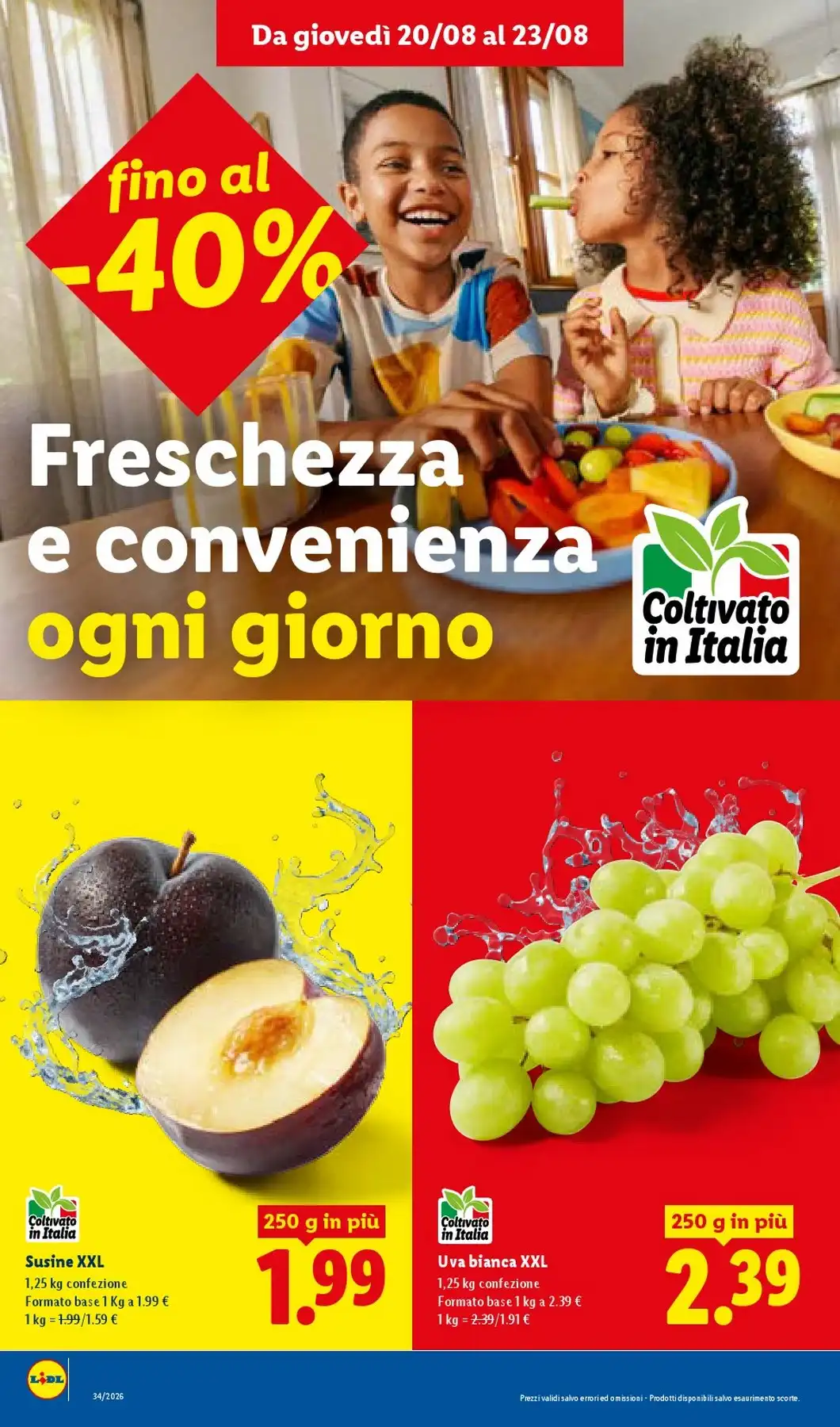 Volantino Lidl Nuovo Dal 20 Agosto Al 26 Agosto 2026 Anteprima - Immagine 2 Dal 20 Agosto
