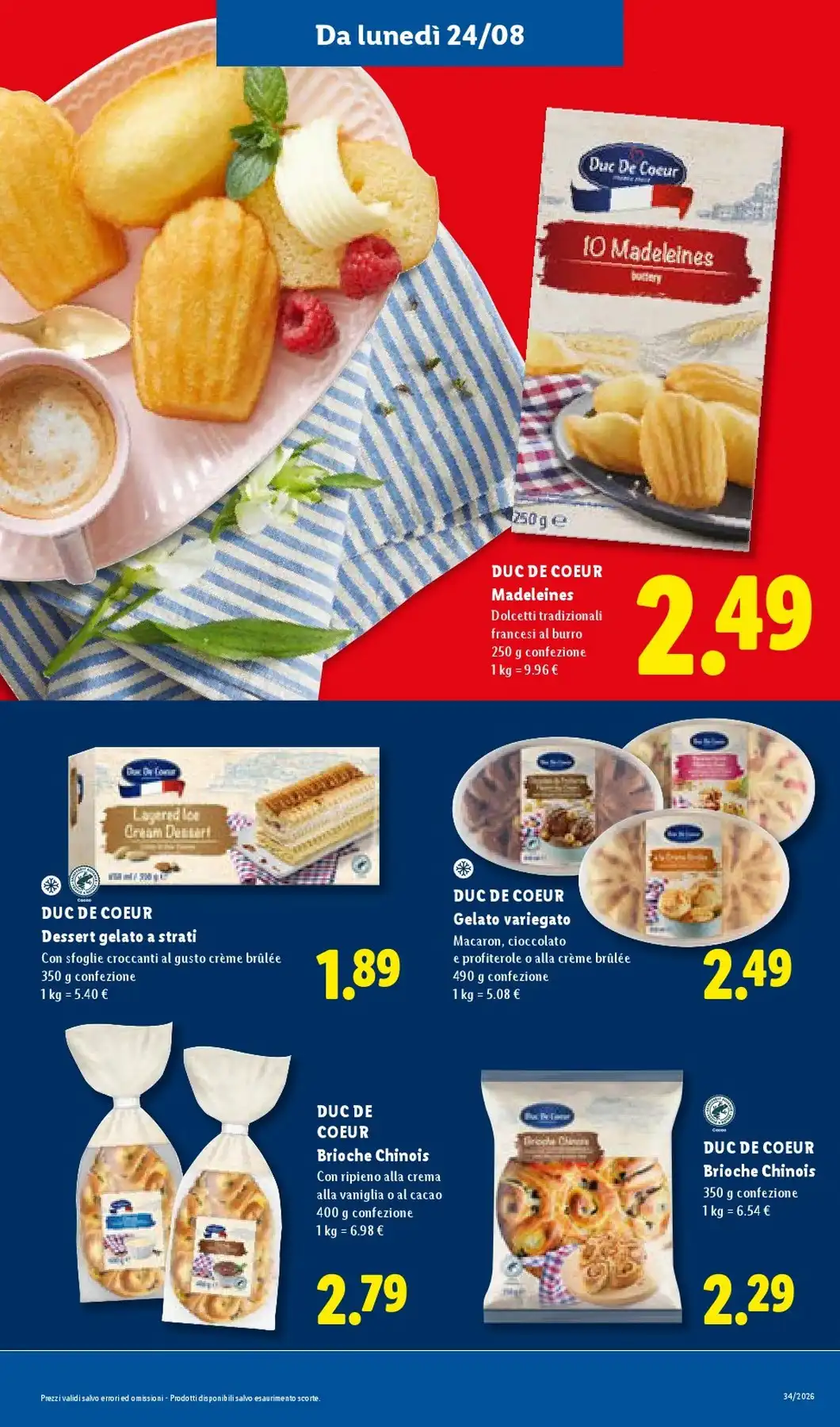 Dal 20 Agosto