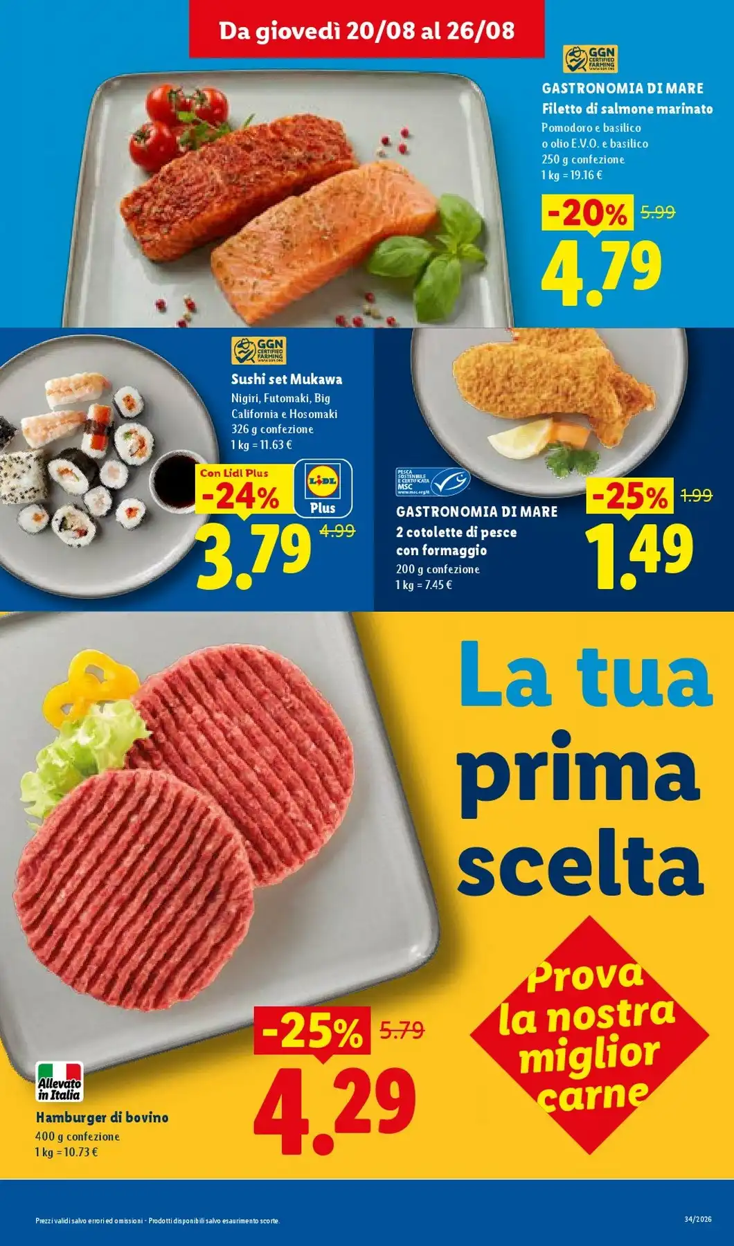 Volantino Lidl Nuovo Dal 20 Agosto Al 26 Agosto 2026 Anteprima - Immagine 1 Dal 20 Agosto