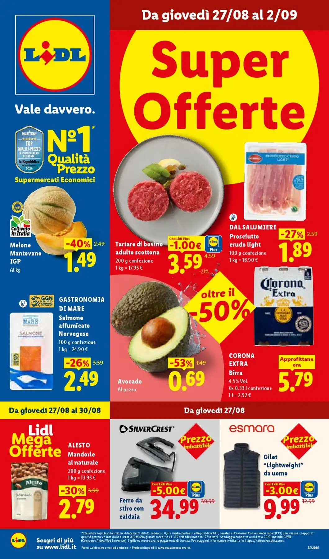 Volantino Lidl Nuovo Dal 27 Agosto Al 2 Settembre 2026 Anteprima - Immagine 1 Dal 27 Agosto