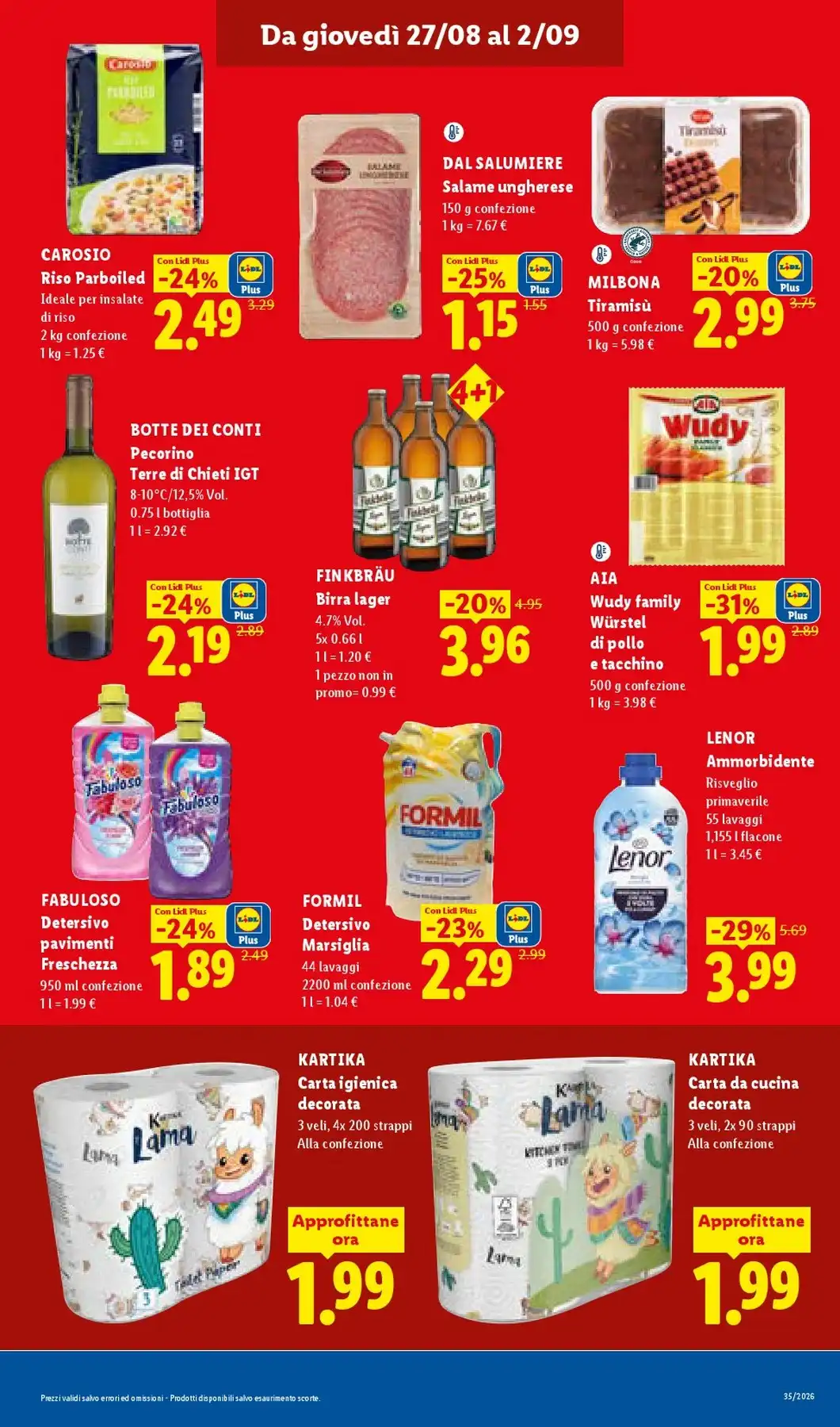Volantino Lidl Nuovo Dal 27 Agosto Al 2 Settembre 2026 Anteprima - Immagine 1 Dal 27 Agosto