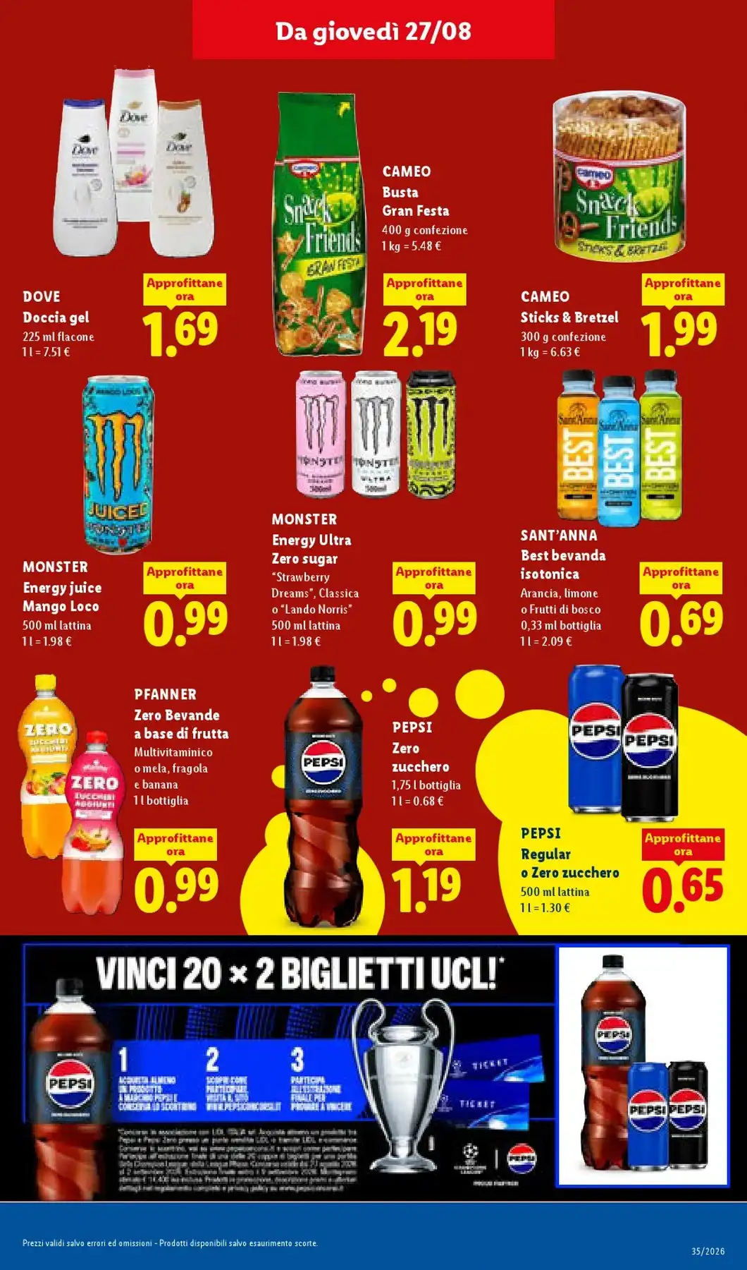 Volantino Lidl Nuovo Dal 27 Agosto Al 2 Settembre 2026 Anteprima - Immagine 1 Dal 27 Agosto