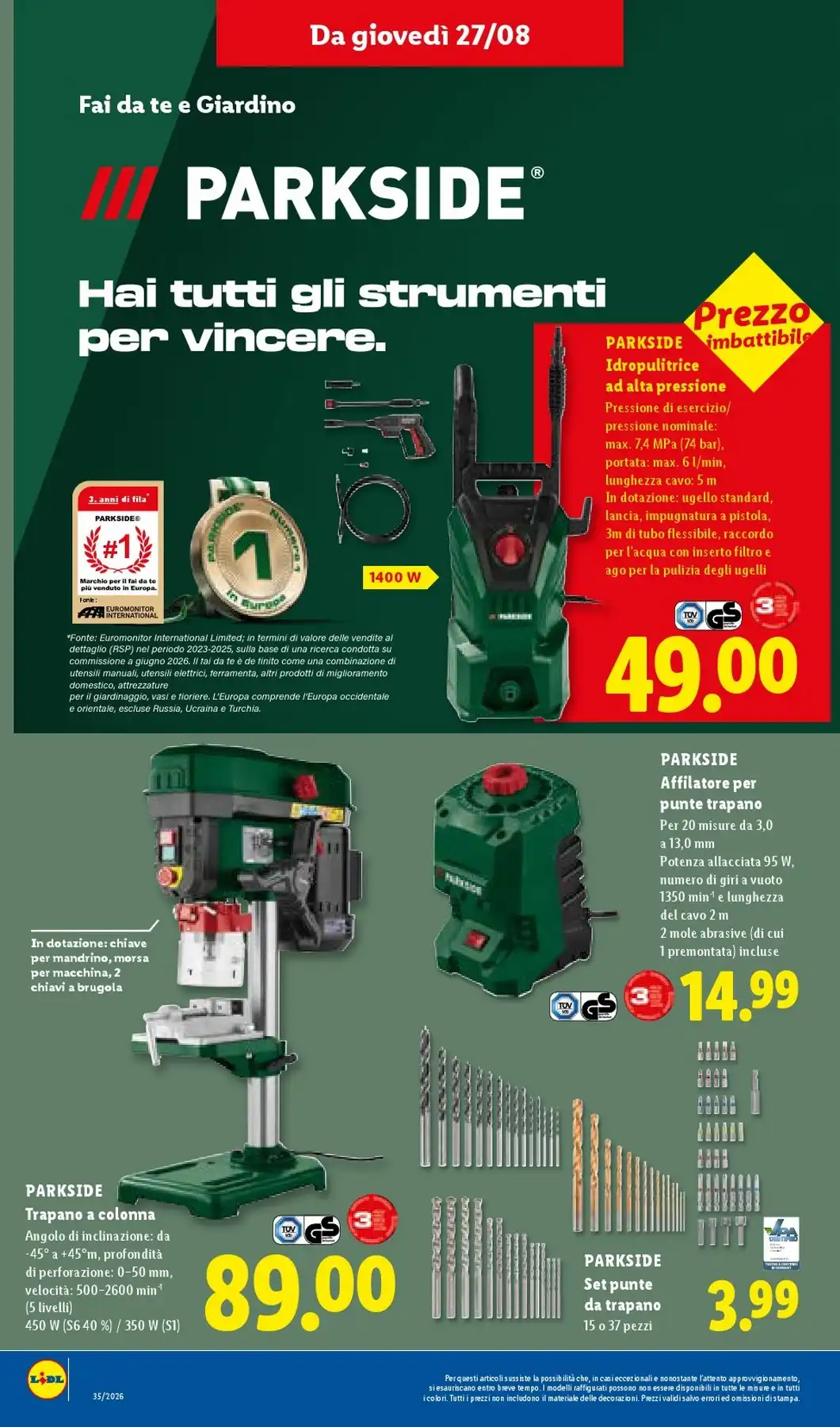 Volantino Lidl Nuovo Dal 27 Agosto Al 2 Settembre 2026 Anteprima - Immagine 2 Dal 27 Agosto
