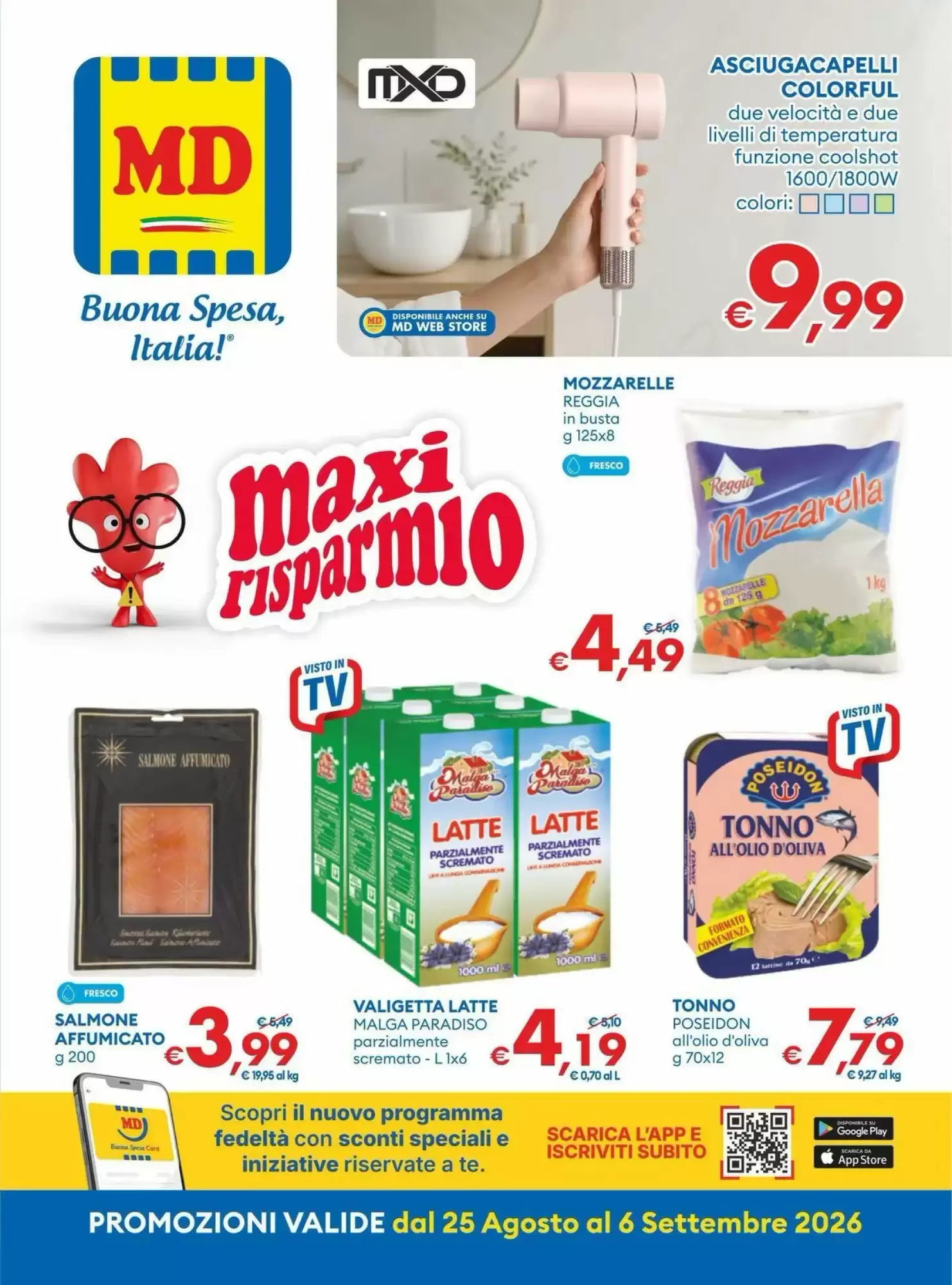 Volantino Md Discount Nuovo Dal 25 Agosto Al 6 Settembre 2026 Anteprima - Immagine 1 Dal 25 Agosto