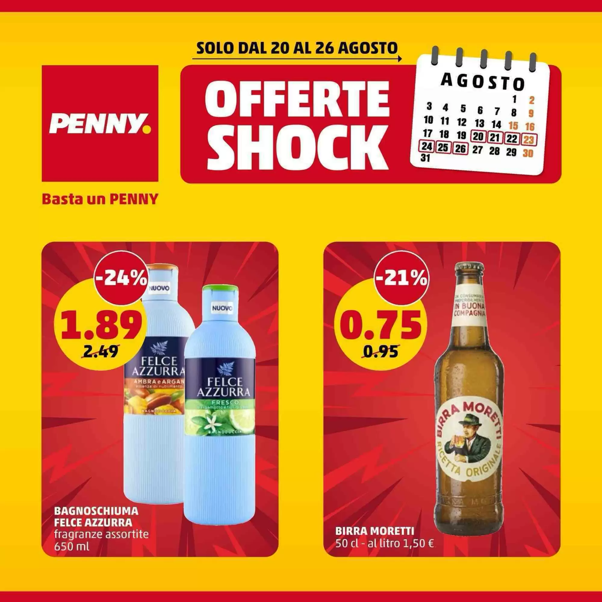Volantino Penny Dal 13 Agosto Al 26 Agosto 2026 Anteprima - Immagine 1 Dal 20 Agosto