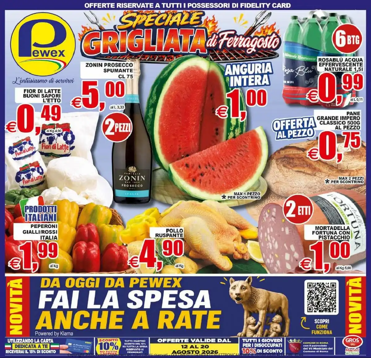 Volantino Pewex Dal 12 Agosto Al 20 Agosto 2026 Anteprima - Immagine 1 Dal 12 Agosto
