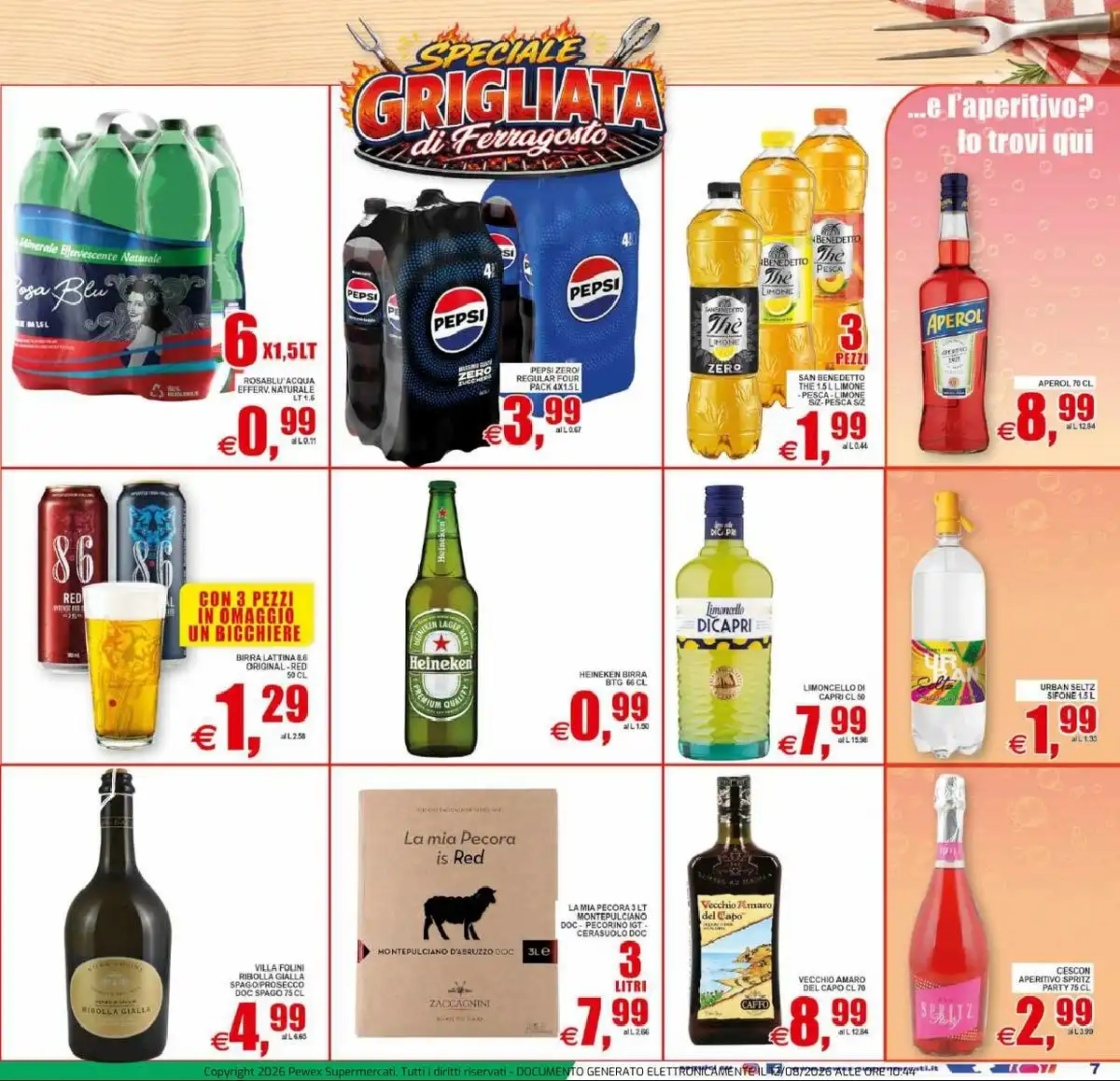 Volantino Pewex Dal 12 Agosto Al 20 Agosto 2026 Anteprima - Immagine 1 Dal 12 Agosto