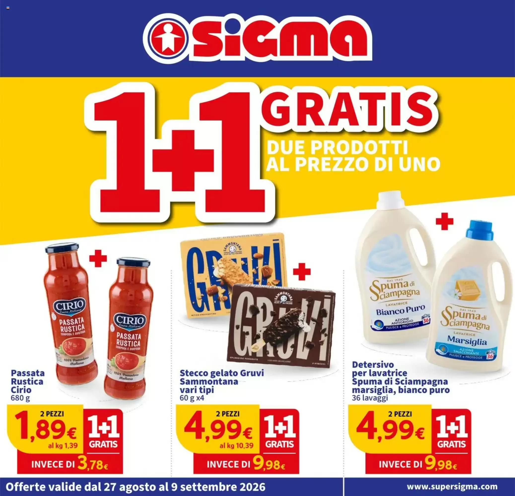 Volantino Sigma Dal 27 Agosto Al 9 Settembre 2026 Anteprima - Immagine 1 Dal 27 Agosto