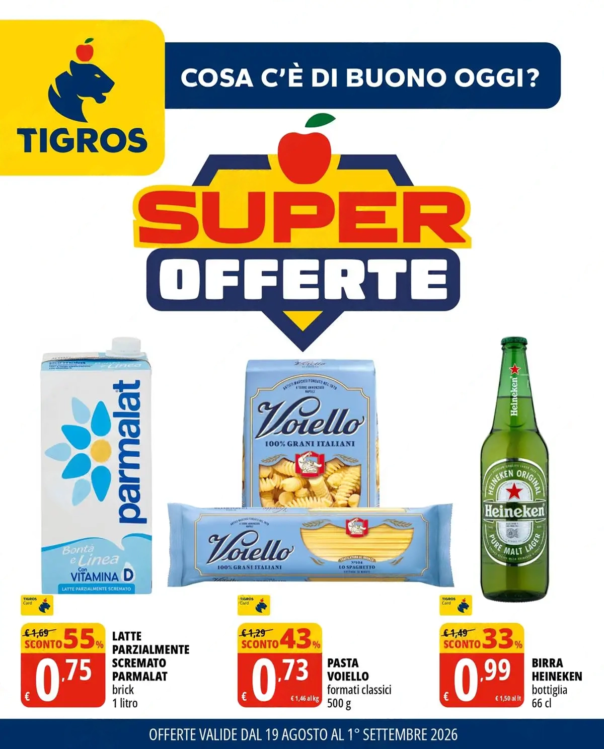 Volantino Tigros Nuovo Dal 19 Agosto Al 1 Settembre 2026 Anteprima - Immagine 1 Dal 19 Agosto