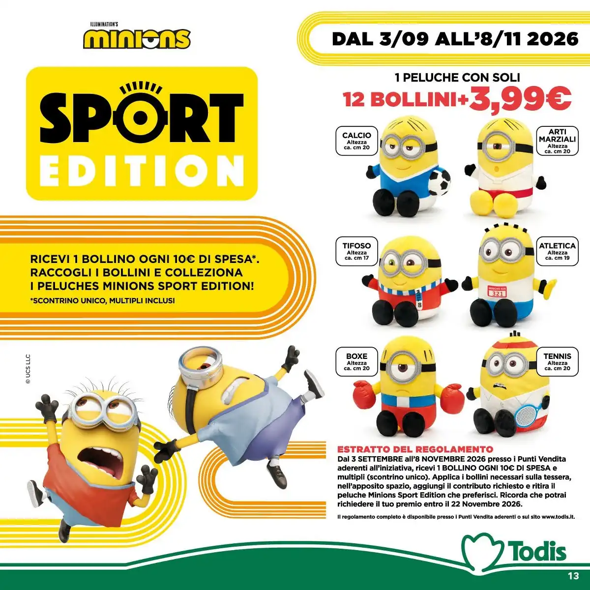 Dal 3 Settembre