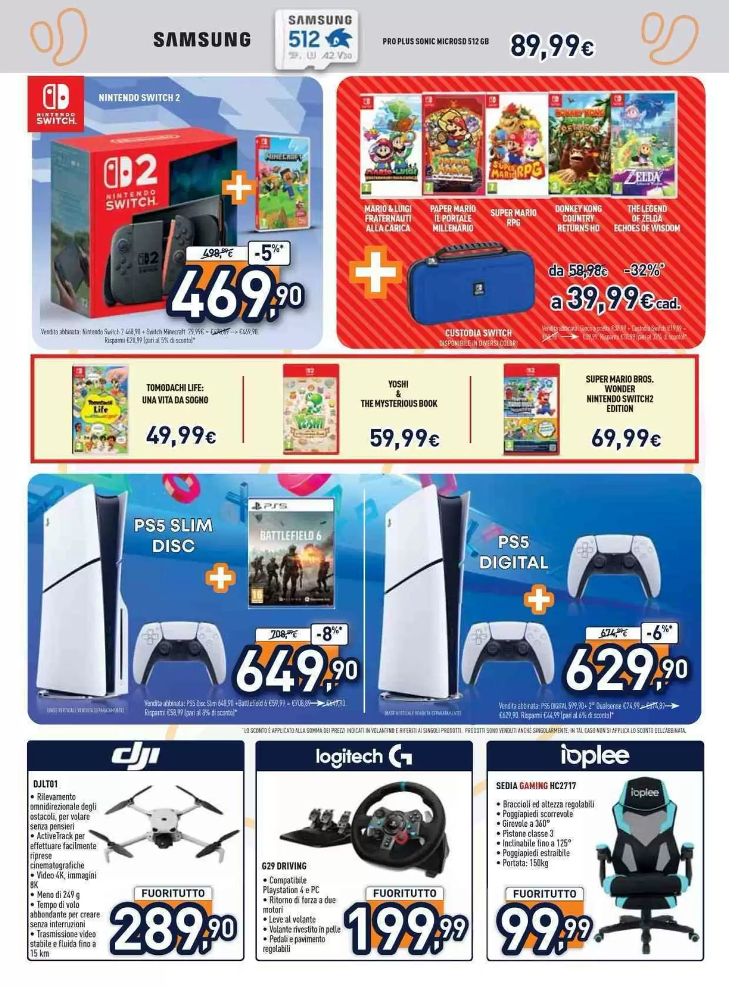 Volantino Unieuro Black Friday 2026 - Immagine 2 Volantino Unieuro Black Friday 2026 - Pagina
