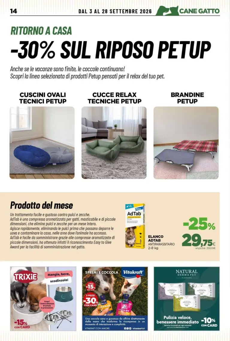 Dal Settembre 2026