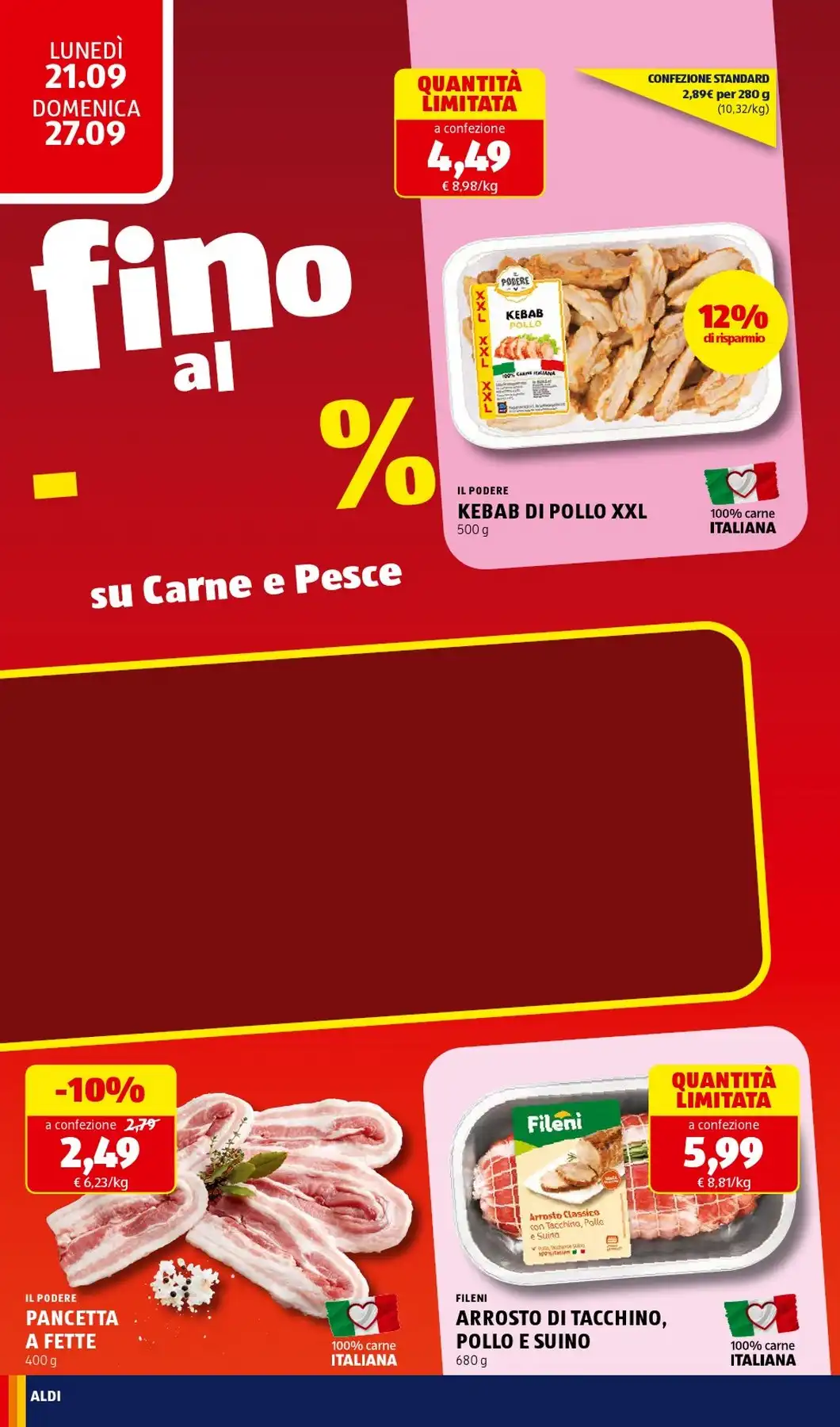 Dal 21 Settembre