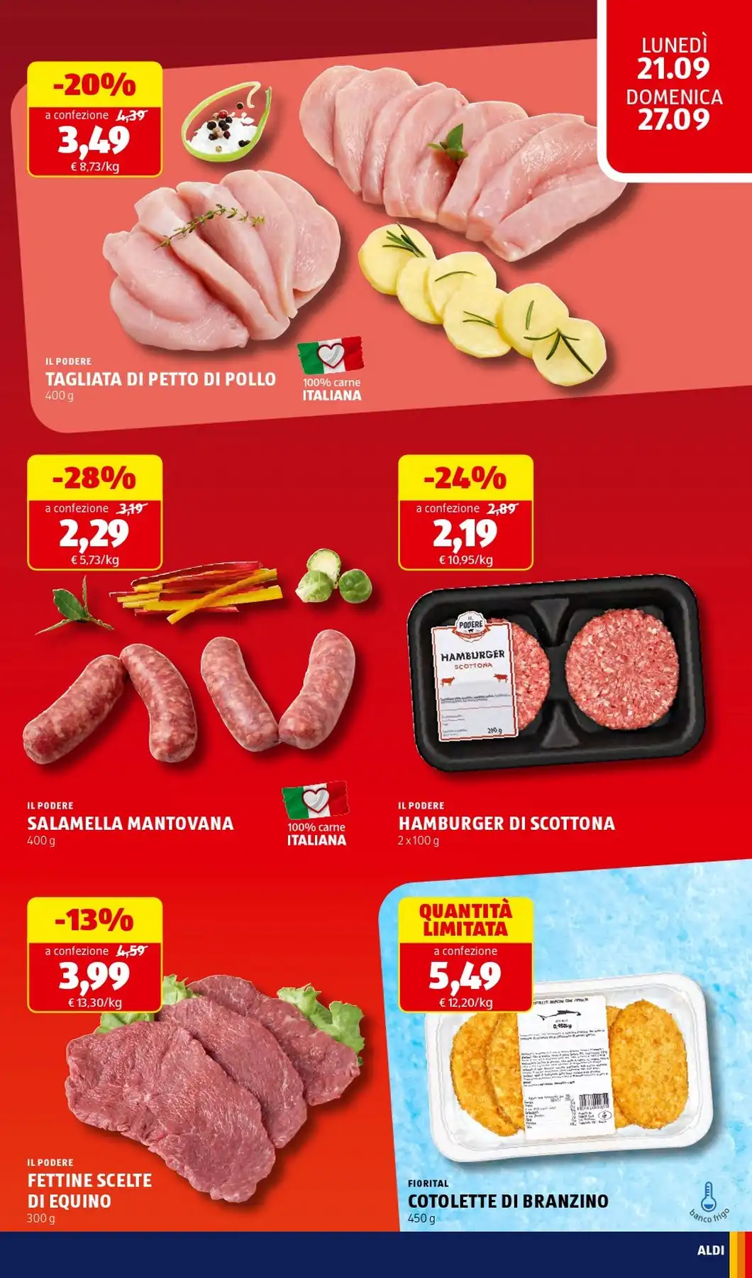 Dal 21 Settembre