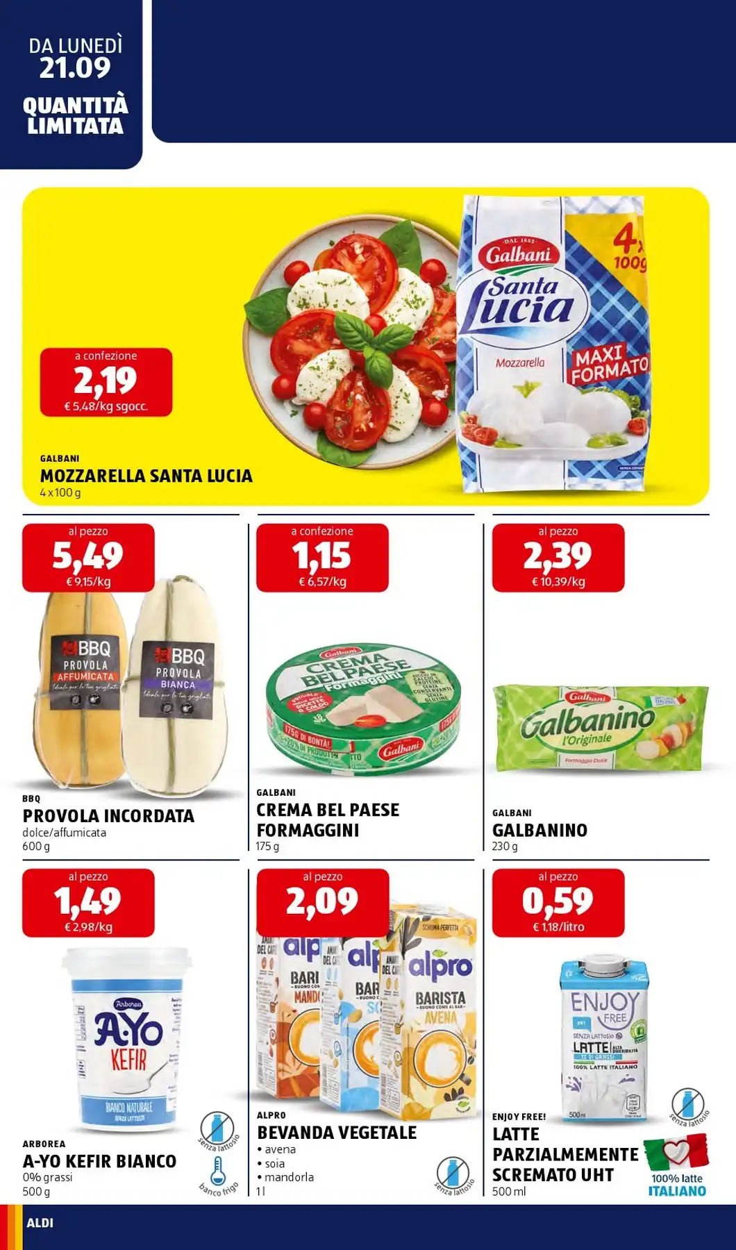 Dal 21 Settembre