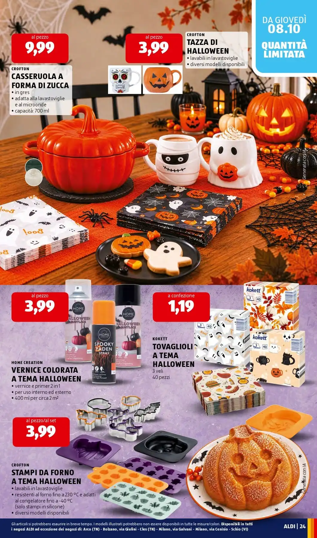 Dal 5 Ottobre Halloween