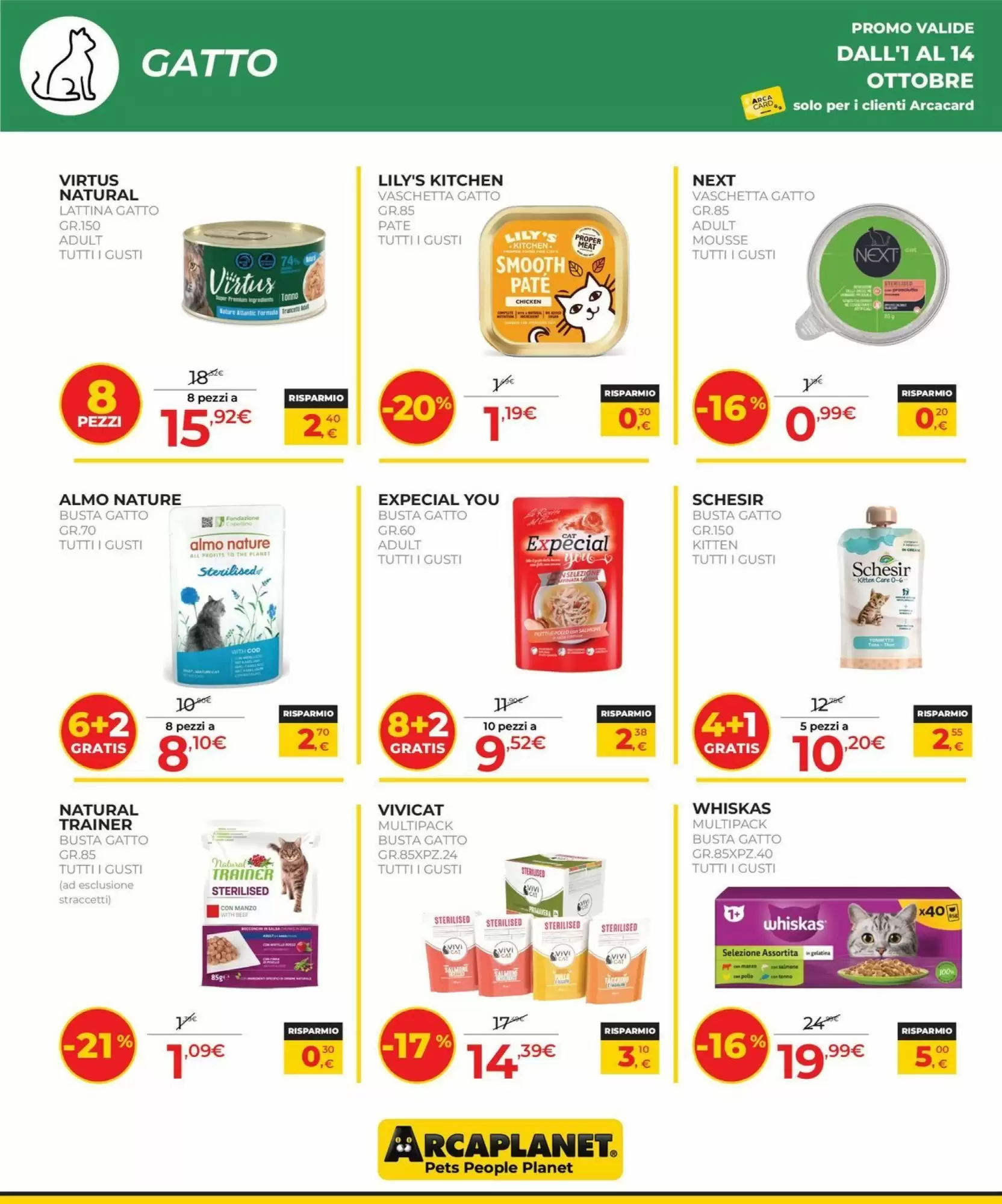 Volantino Arcaplanet Nuovo Dal 1 Ottobre Al 14 Ottobre 2026 Anteprima - Immagine 4 Dal 1 Ottobre Halloween