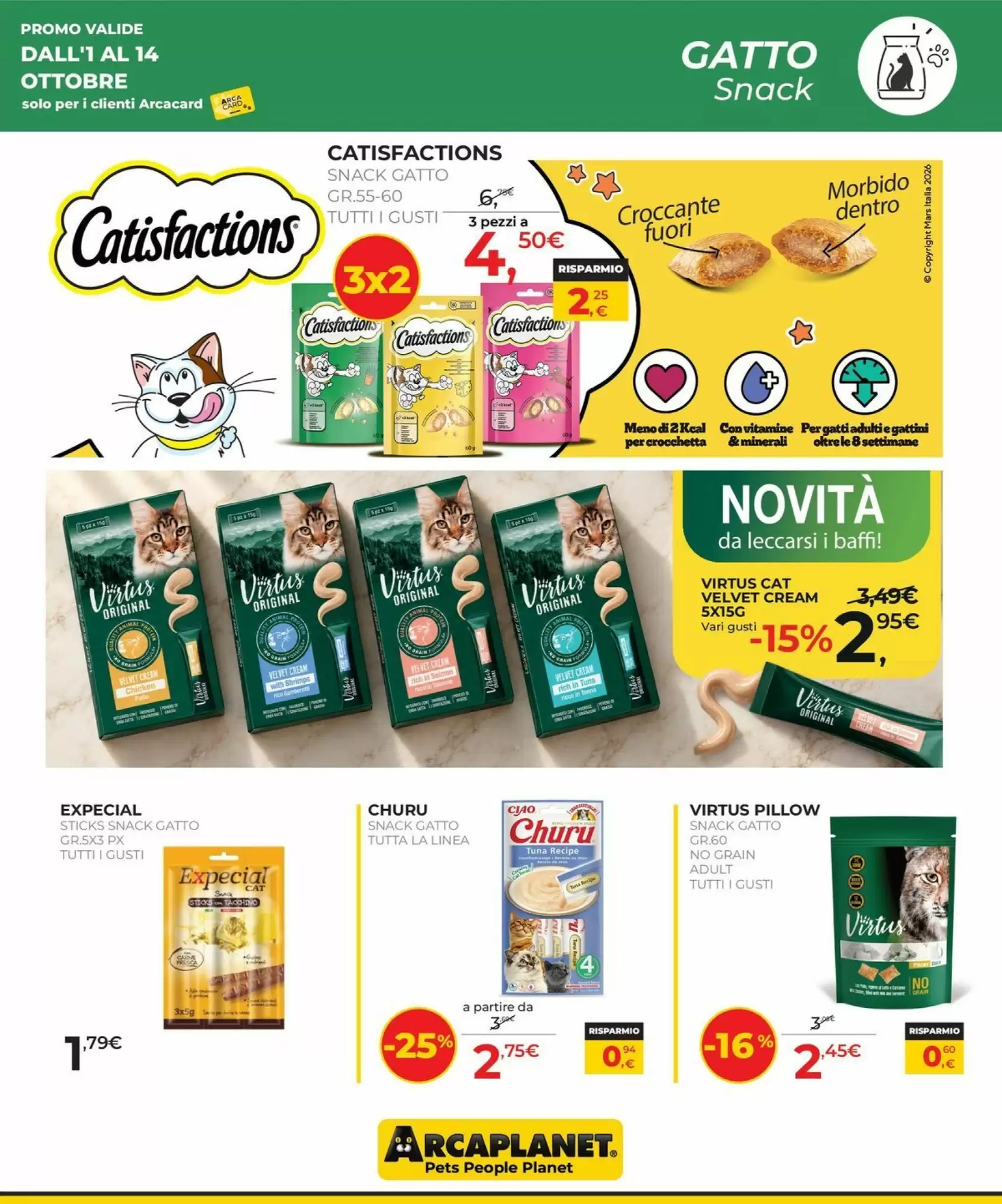 Volantino Arcaplanet Nuovo Dal 1 Ottobre Al 14 Ottobre 2026 Anteprima - Immagine 1 Dal 1 Ottobre Halloween