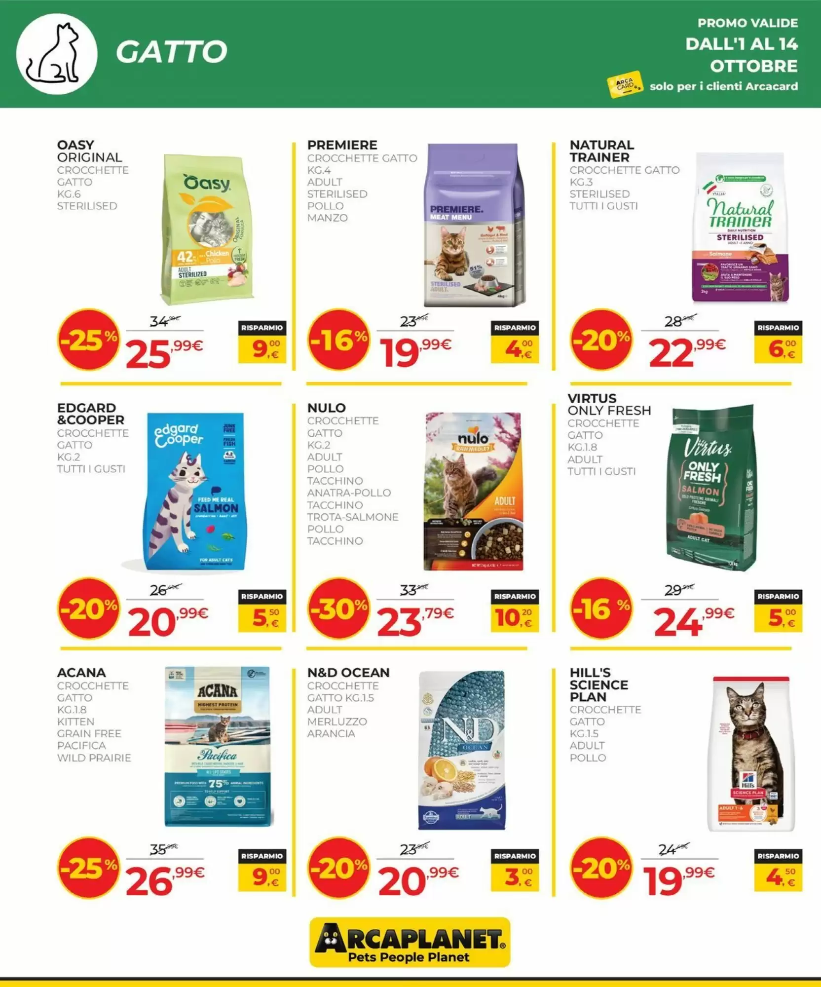 Volantino Arcaplanet Nuovo Dal 1 Ottobre Al 14 Ottobre 2026 Anteprima - Immagine 2 Dal 1 Ottobre Halloween