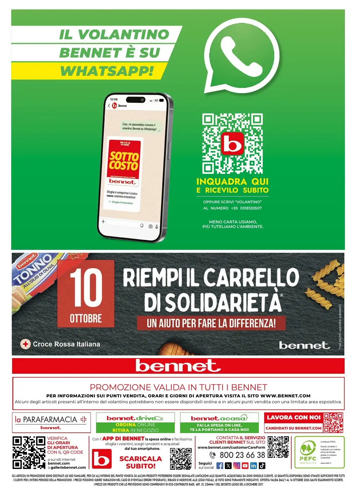 Volantino Bennet Dal 1 Ottobre Al 14 Ottobre 2026 Anteprima - Immagine 1 Dal 1 Ottobre