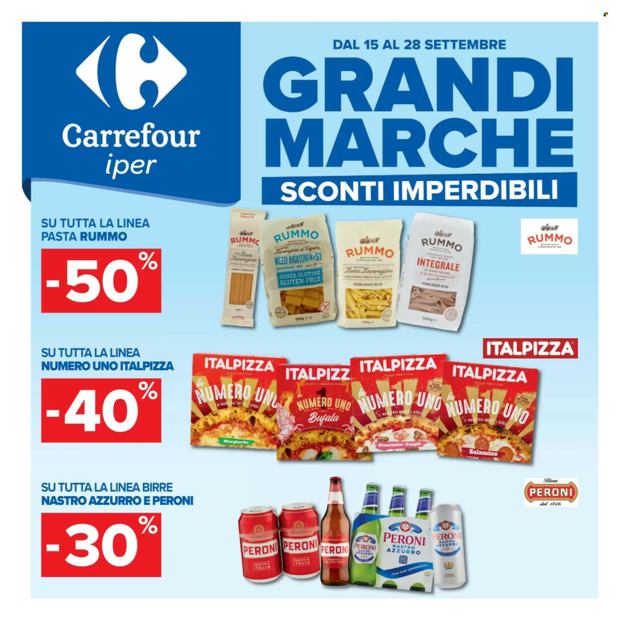 Volantino Carrefour Dal 15 Settembre Al 28 Settembre 2026 Anteprima - Immagine 1 Dal 15 Settembre