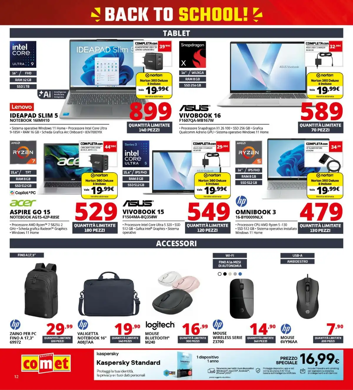Volantino Comet Black Friday 2026 - Immagine 1 Comet