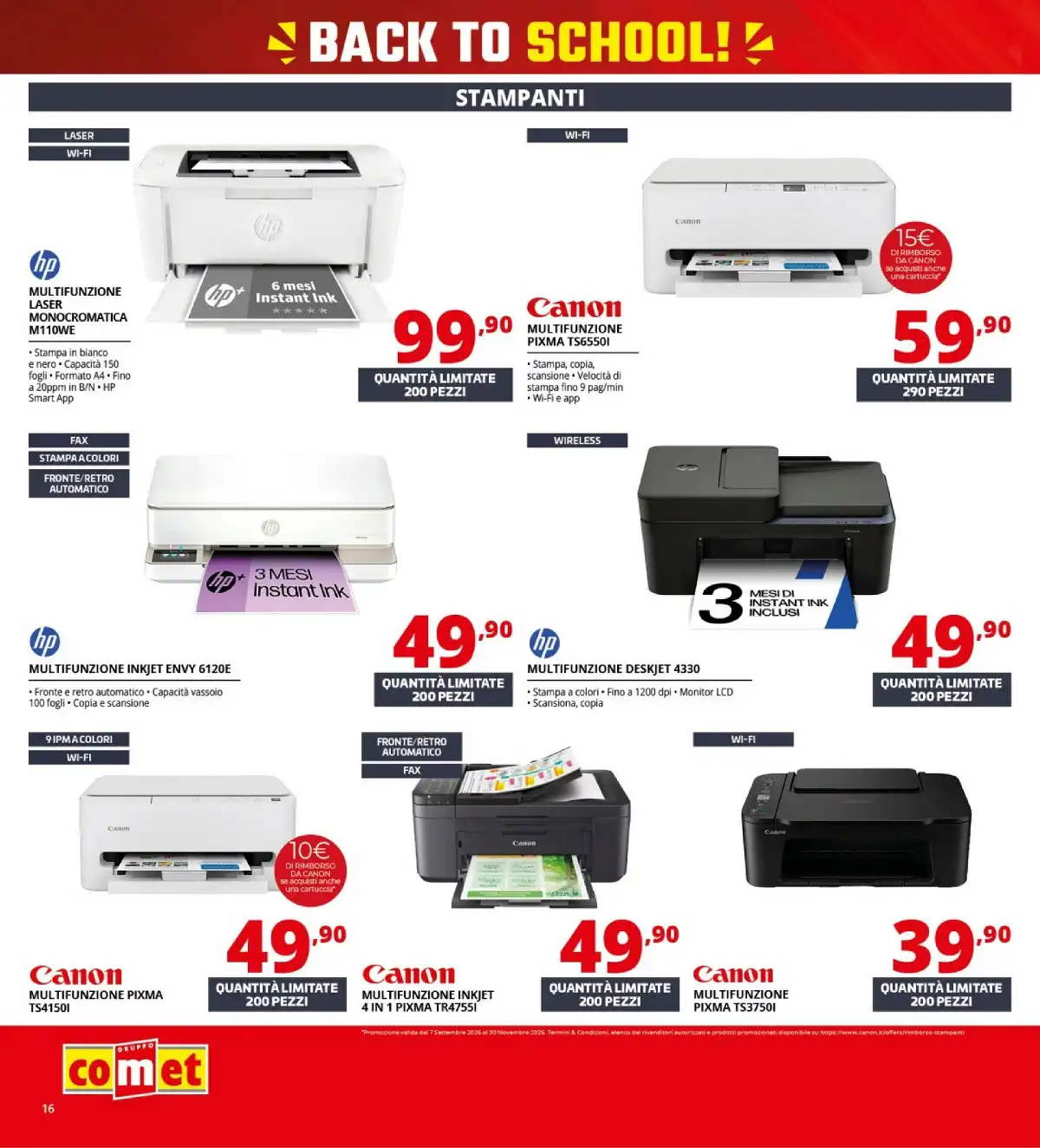 Volantino Comet Black Friday 2026 - Immagine 1 Comet
