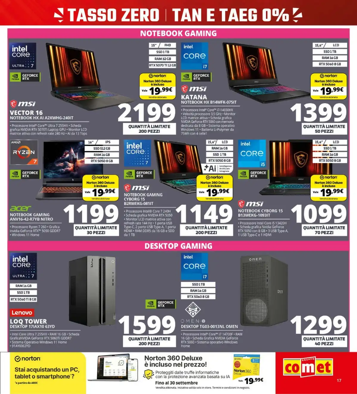 Volantino Comet Black Friday 2026 - Immagine 2 Comet