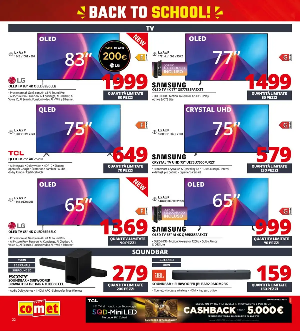 Volantino Comet Black Friday 2026 - Immagine 3 Comet
